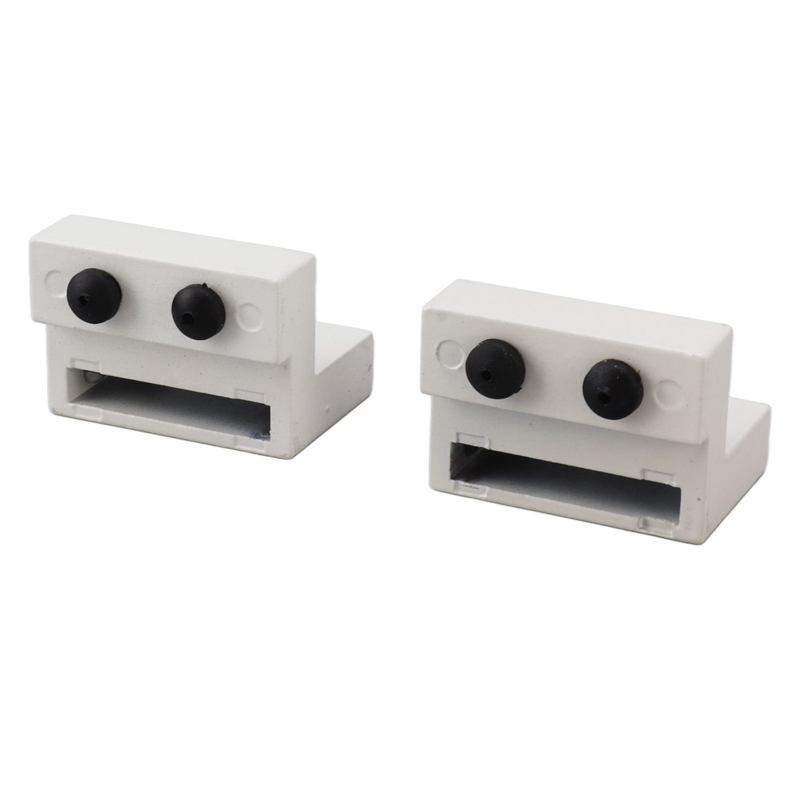 Barn Door Stopper White Sliding Barn Door Hardware Accessories with Hex Wrench view 6