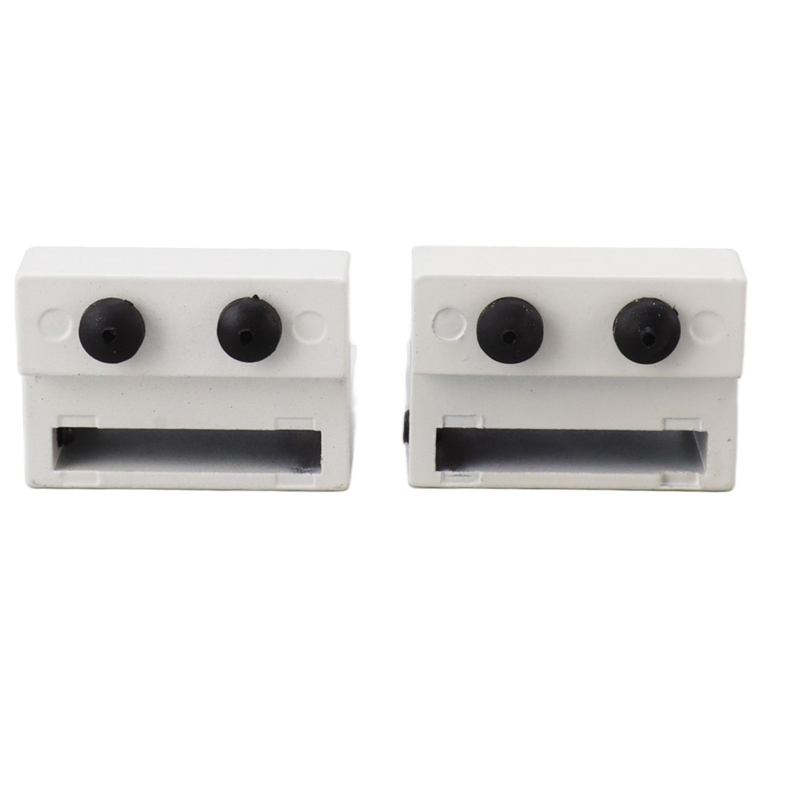 Barn Door Stopper White Sliding Barn Door Hardware Accessories with Hex Wrench view 7