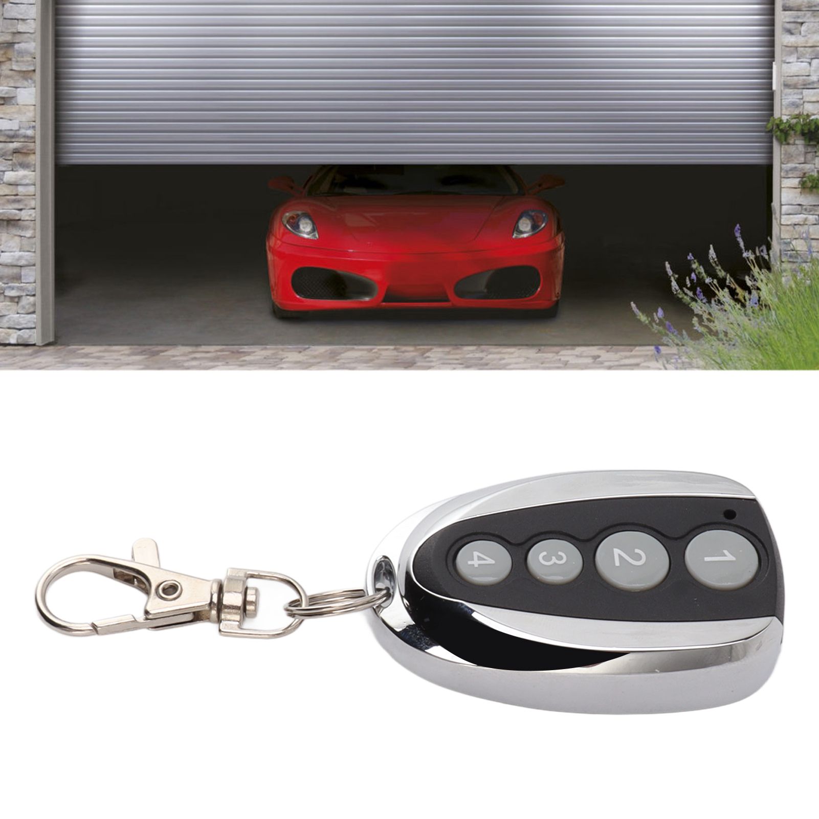 Garage Door Opener Remote Replacement 4 Button Gate Opener Remote with view 11
