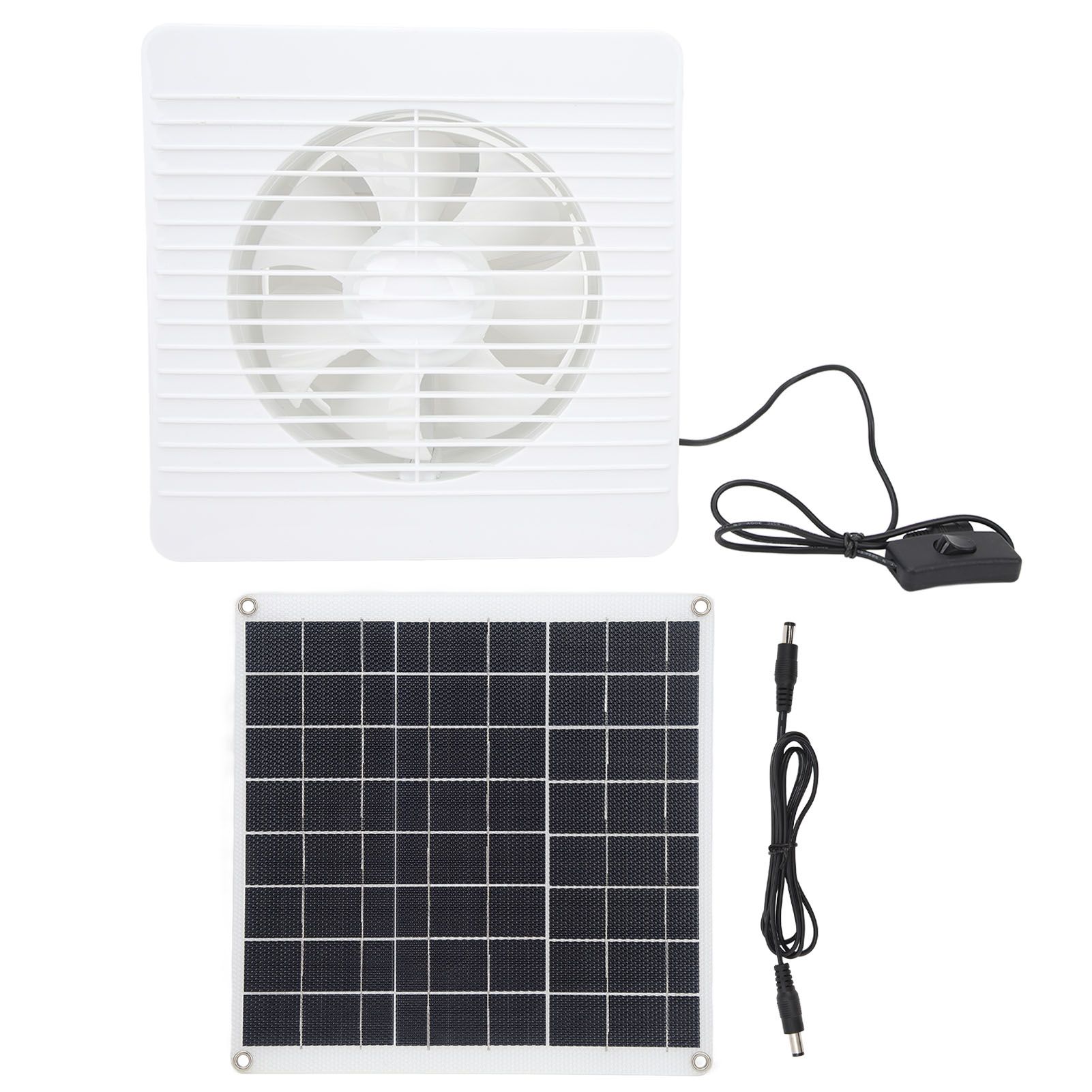 Solar Panel Powered Fan Maintain Air Circulation 6 Blades 15W Solar Panel view 4