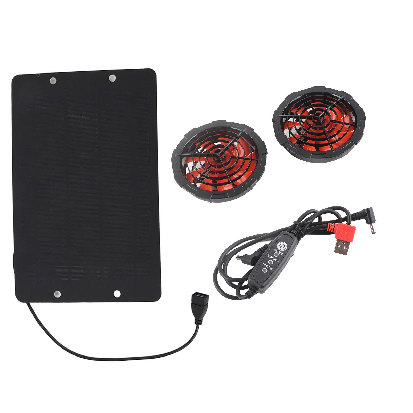 10W Solar Fan Outdoor Solar Powered Fan IPX7 Waterproof Shed Chicken Coop view 5
