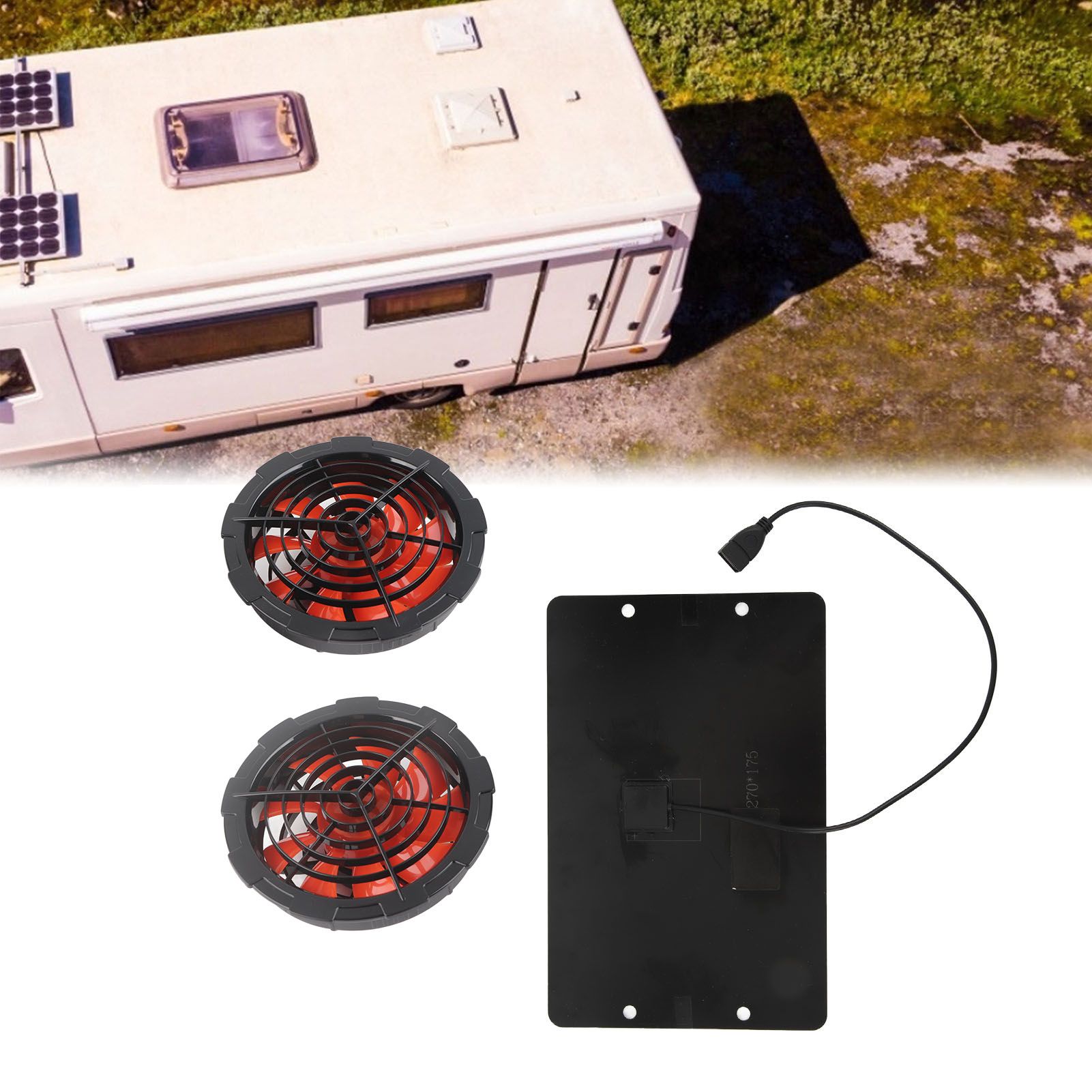 10W Solar Fan Outdoor Solar Powered Fan IPX7 Waterproof Shed Chicken Coop view 11
