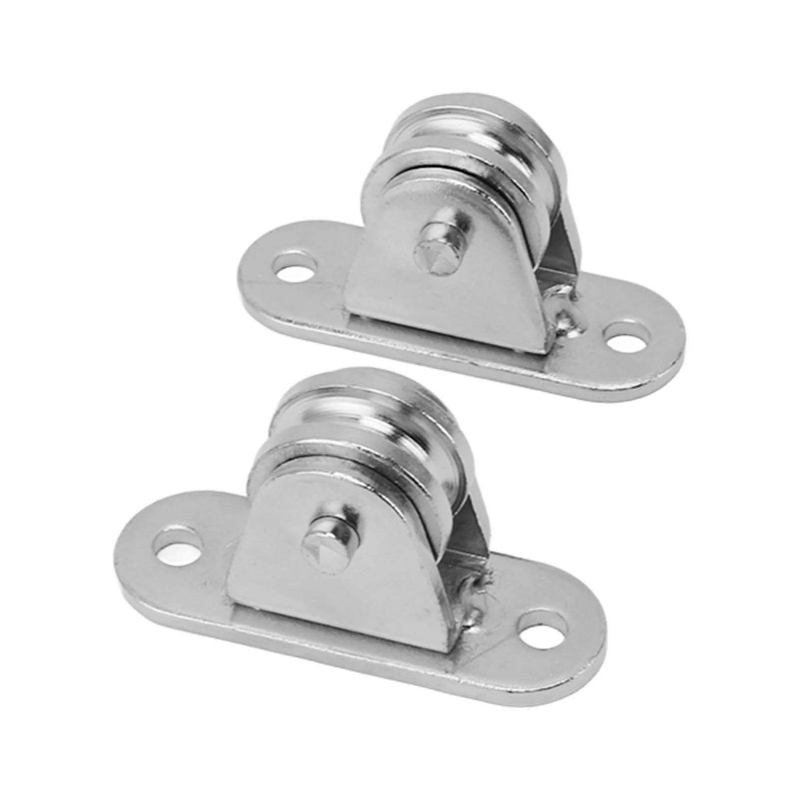 Small Pulley Block Stainless Steel Silent Pulley Roller Wall Mounted Fixed view 3