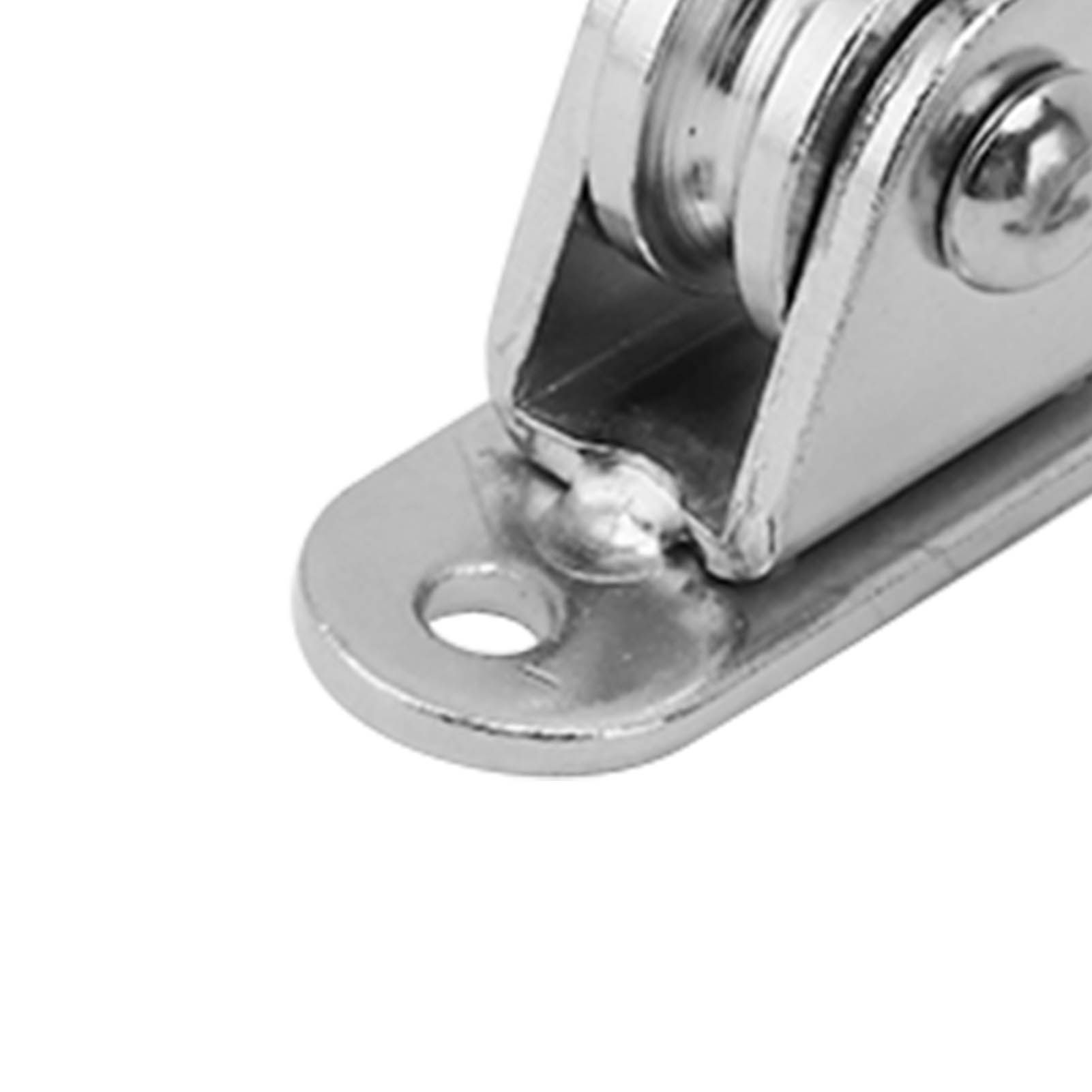 Small Pulley Block Stainless Steel Silent Pulley Roller Wall Mounted Fixed view 13