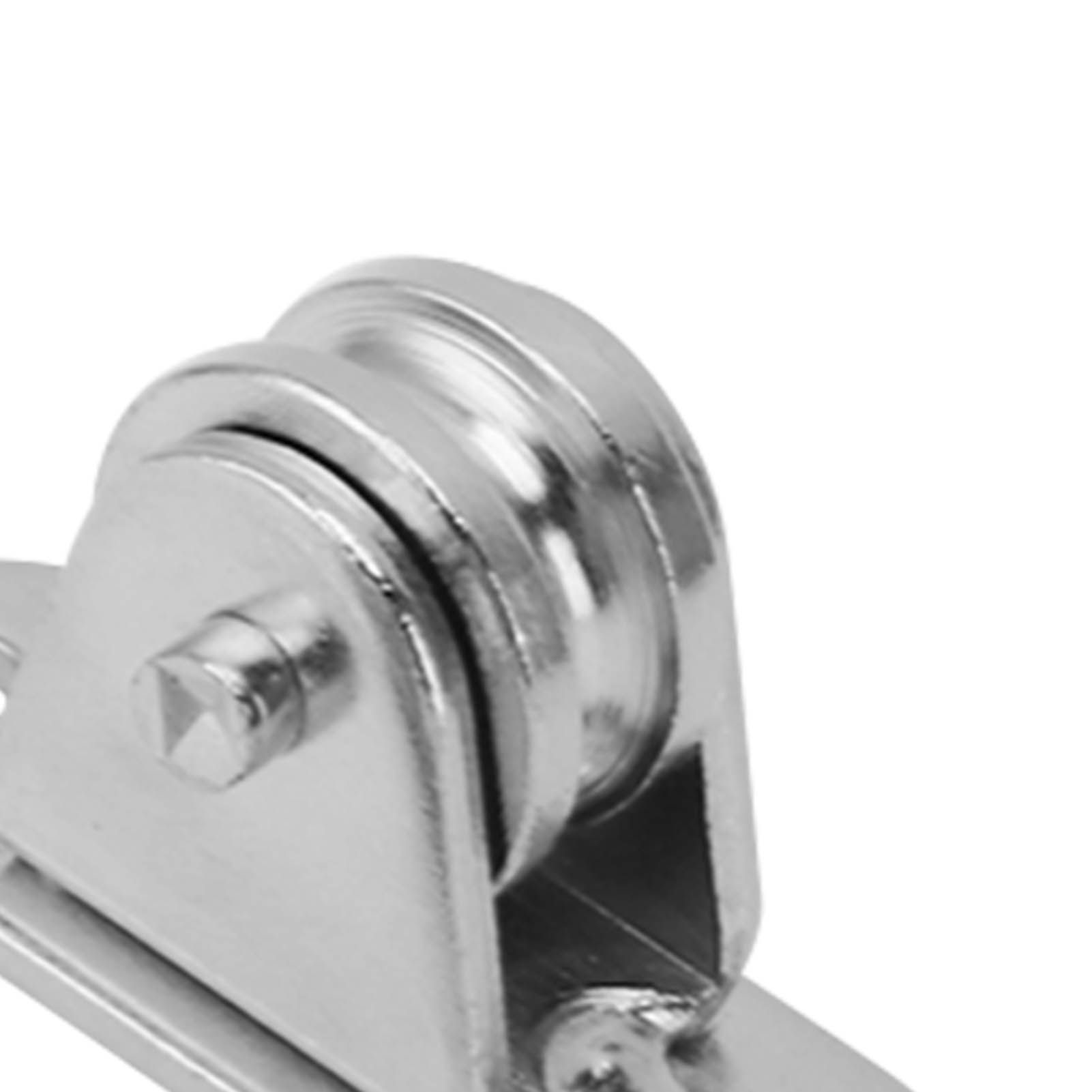 Small Pulley Block Stainless Steel Silent Pulley Roller Wall Mounted Fixed view 14