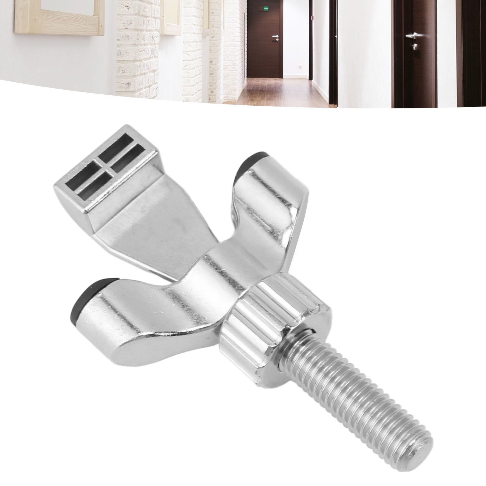 Stainless Steel Adjustable Portable Door Security Lock Travel Door Entry view 11