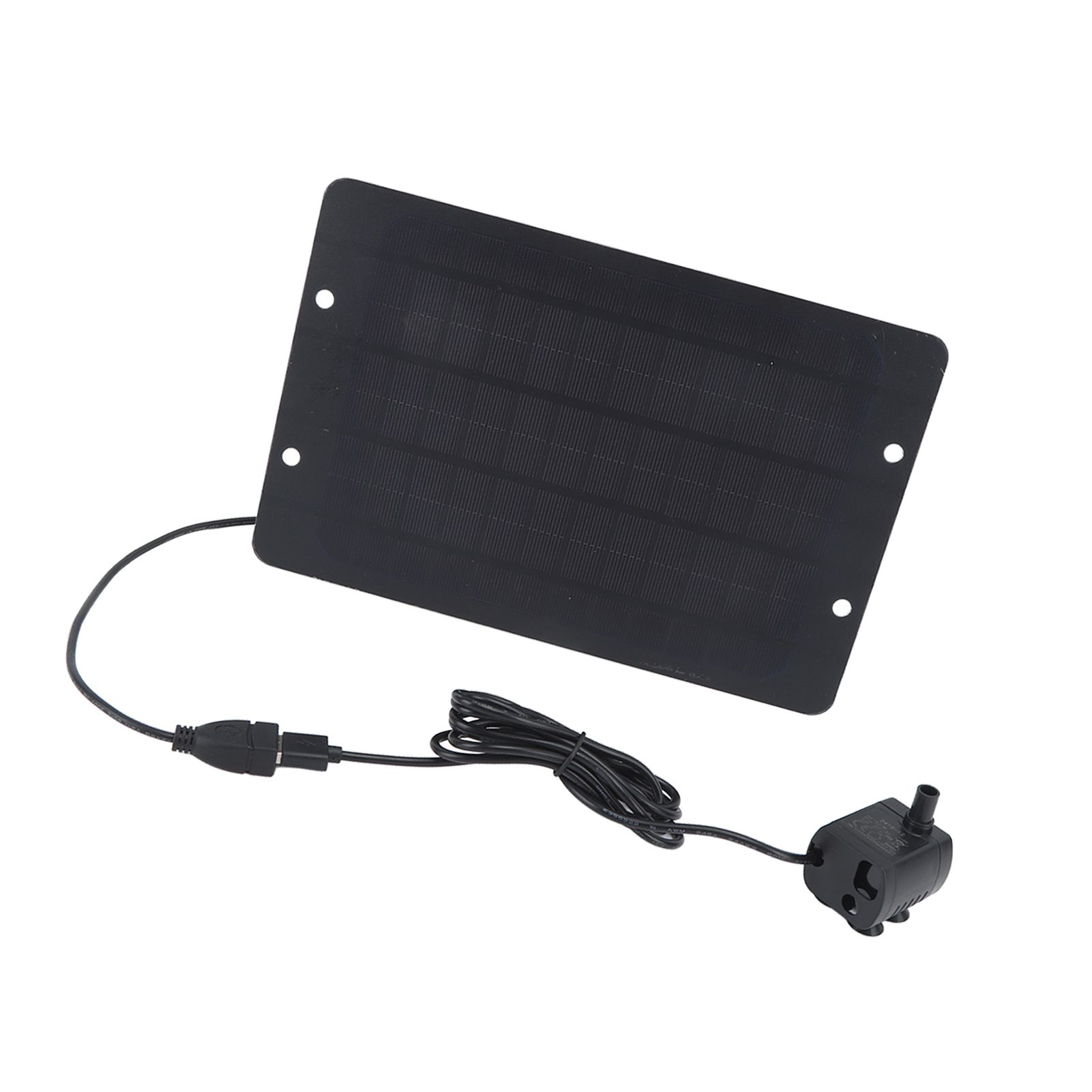 Solar Fountain 6V 10W Bird Bath Fountain USB Interface with Water Pump Solar view 6