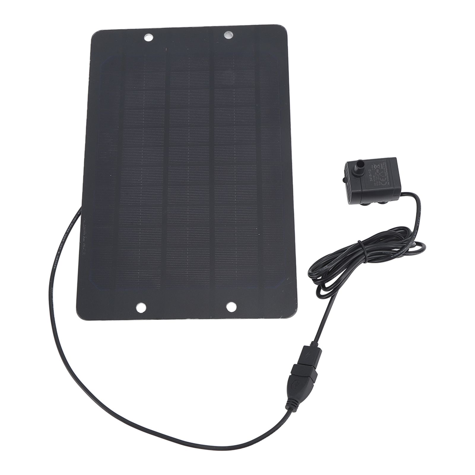 Solar Fountain 6V 10W Bird Bath Fountain USB Interface with Water Pump Solar view 10