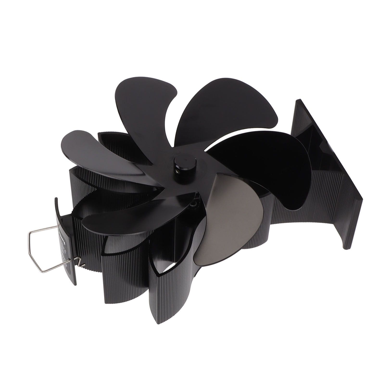 Heat Powered Stove Fan 6 Blade Aluminum Alloy Low Noise Wood Stove Fireplace view 8