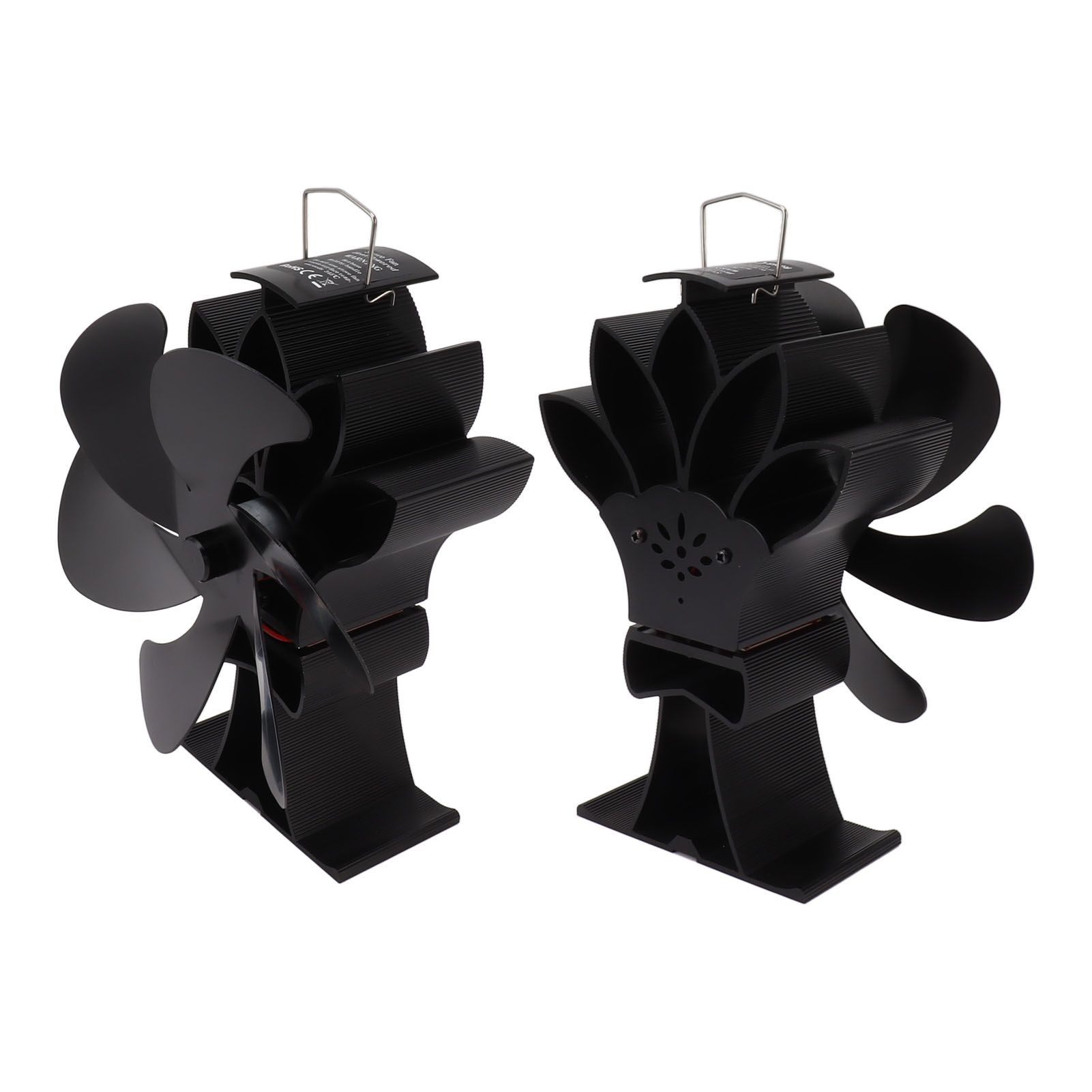 Heat Powered Stove Fan 6 Blade Aluminum Alloy Low Noise Wood Stove Fireplace view 9