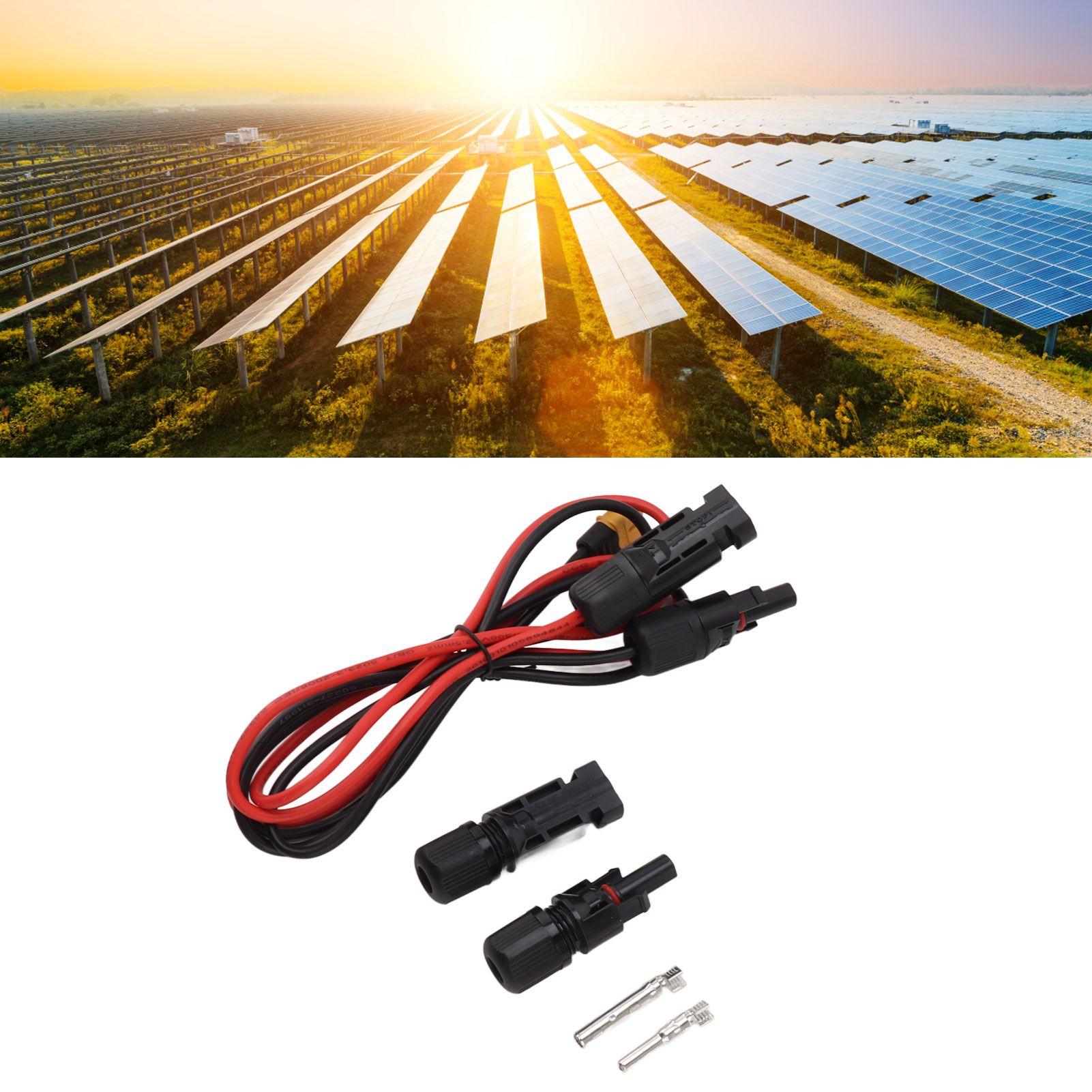 XT60 Solar Panel Charging Cable Photovoltaic Cable Charging Energy Storage Cable view 11