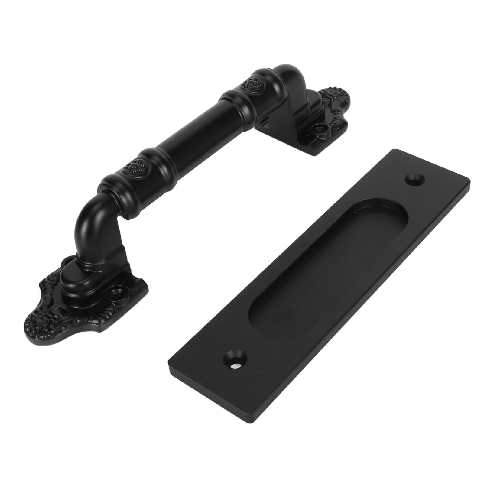 Sliding Barn Door Handle Double Sided Black Barn Door Pull Handle for Gates view 3
