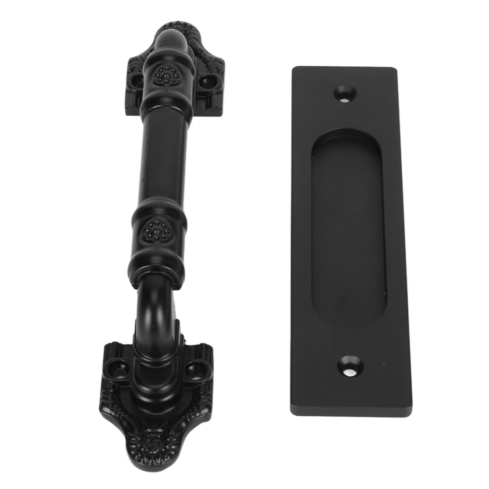 Sliding Barn Door Handle Double Sided Black Barn Door Pull Handle for Gates view 4