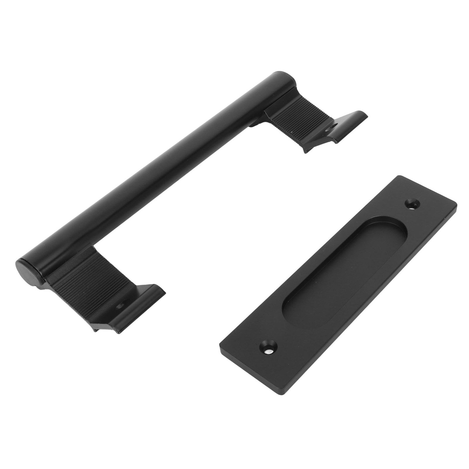Sliding Door Handle Double Sided Universal Black Aluminum Alloy Barn Door view 9