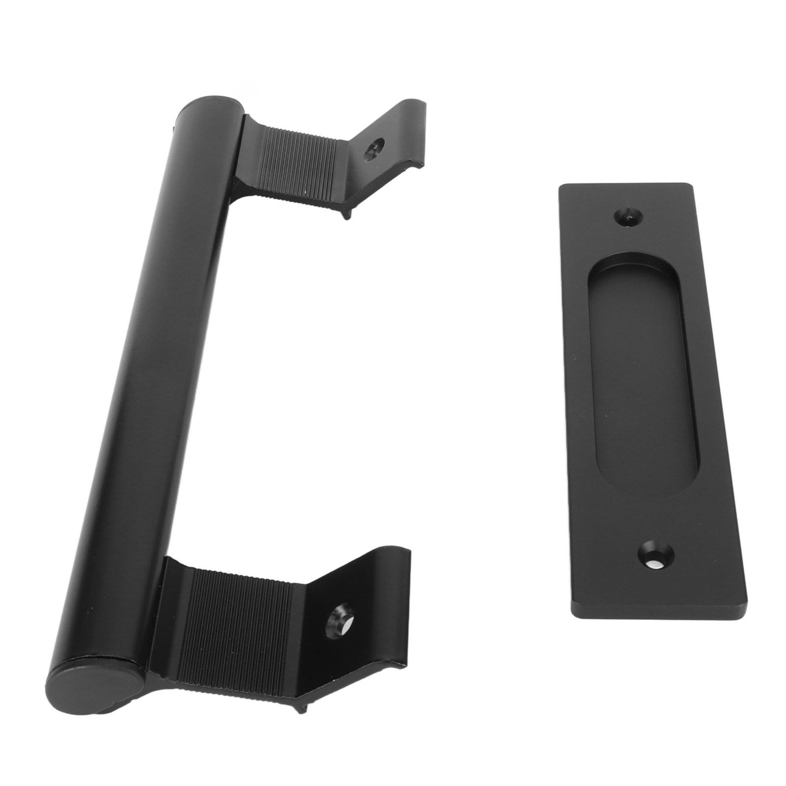 Sliding Door Handle Double Sided Universal Black Aluminum Alloy Barn Door view 10