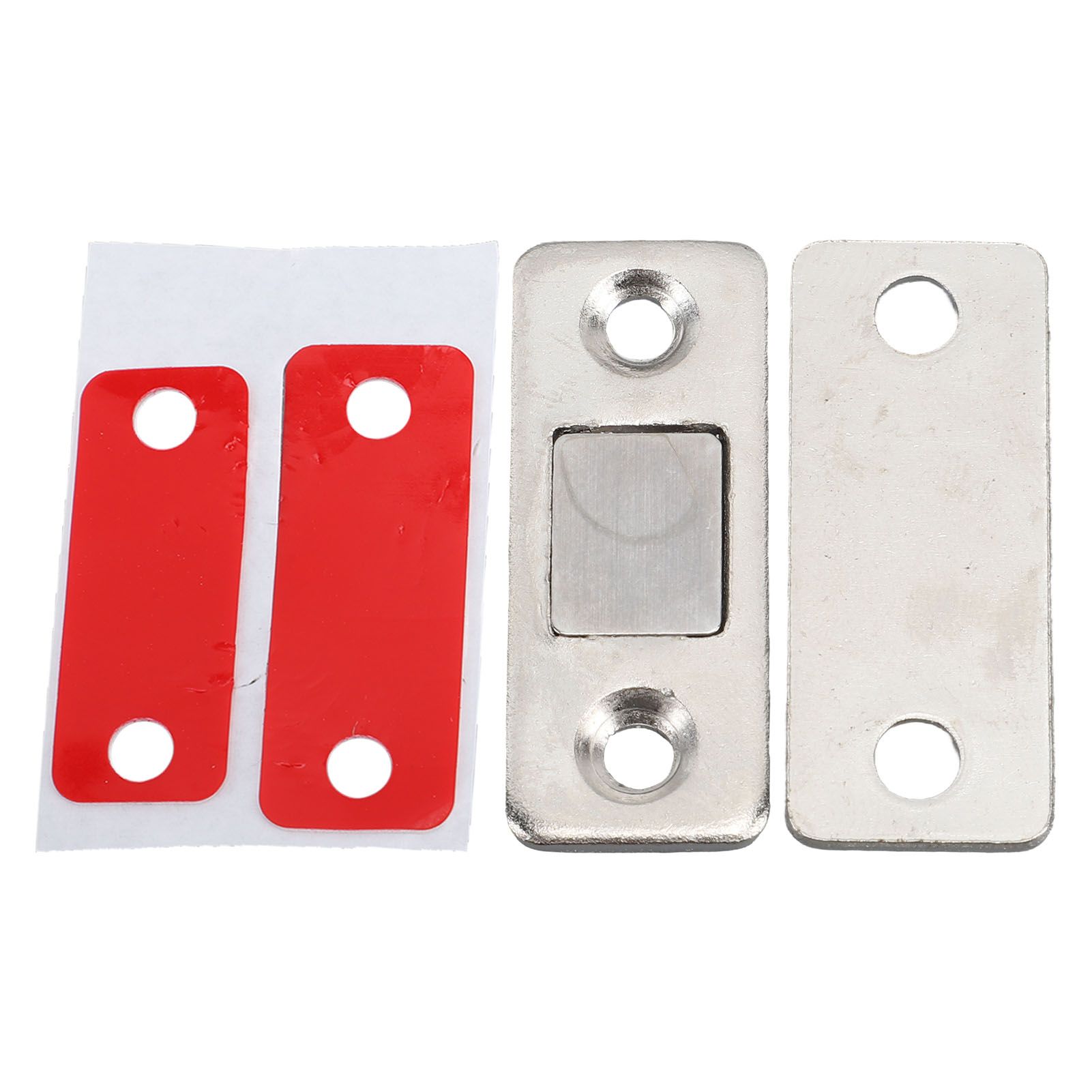 8 Pack Magnetic Door Catch Ultra Thin Door Latch Adhesive Stainless Steel 2 view 2