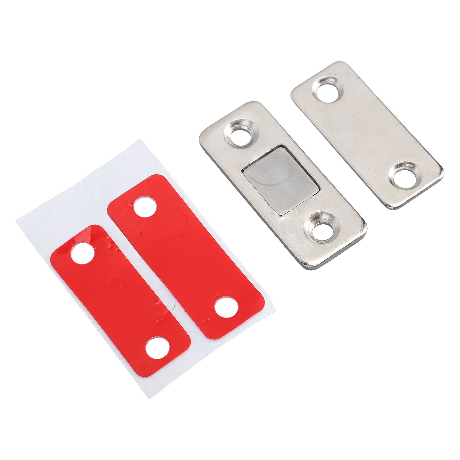 8 Pack Magnetic Door Catch Ultra Thin Door Latch Adhesive Stainless Steel 2 view 3