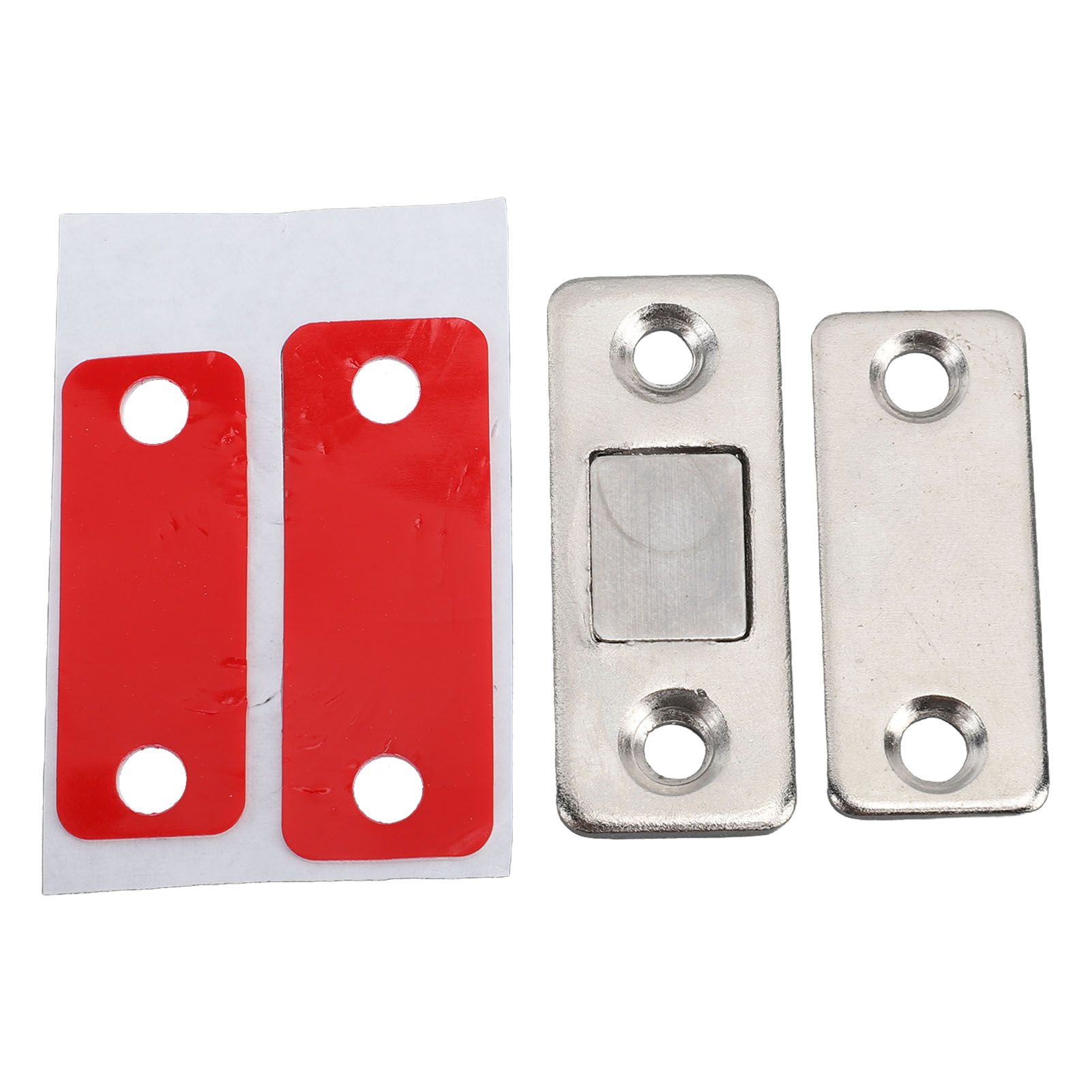 8 Pack Magnetic Door Catch Ultra Thin Door Latch Adhesive Stainless Steel 2 view 4