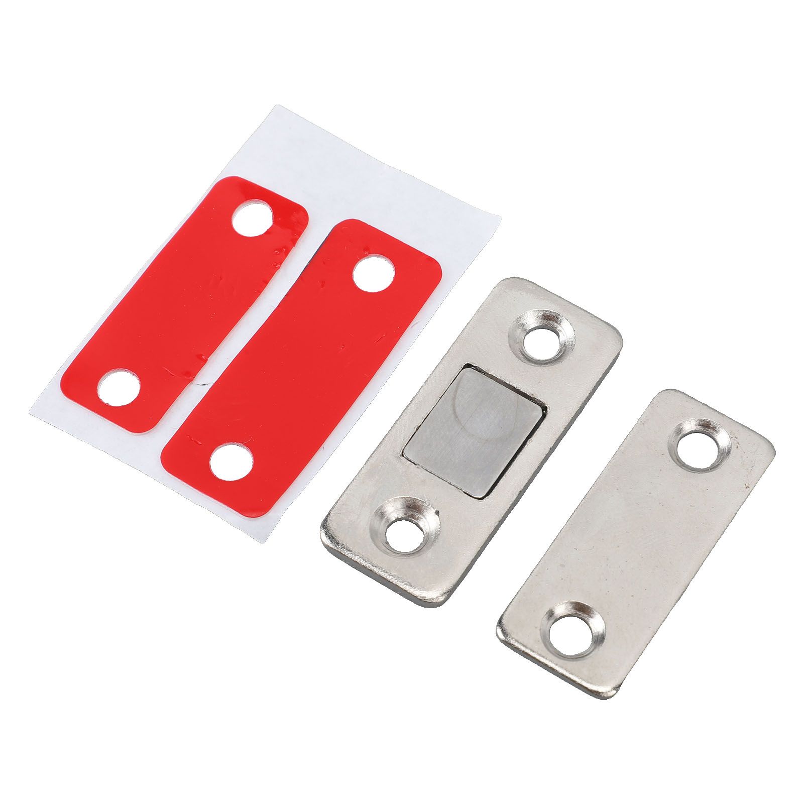 8 Pack Magnetic Door Catch Ultra Thin Door Latch Adhesive Stainless Steel 2 view 5