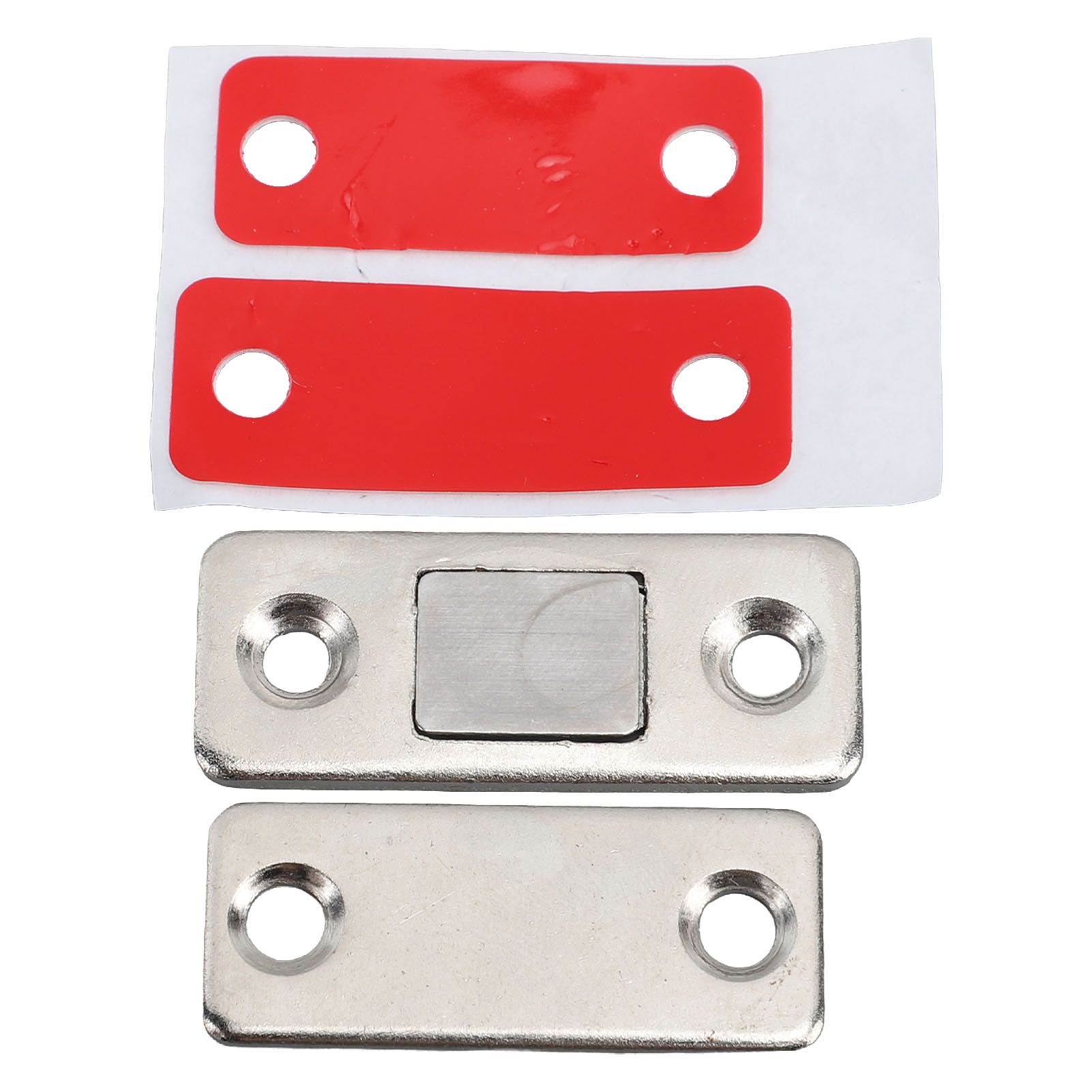 8 Pack Magnetic Door Catch Ultra Thin Door Latch Adhesive Stainless Steel 2 view 6