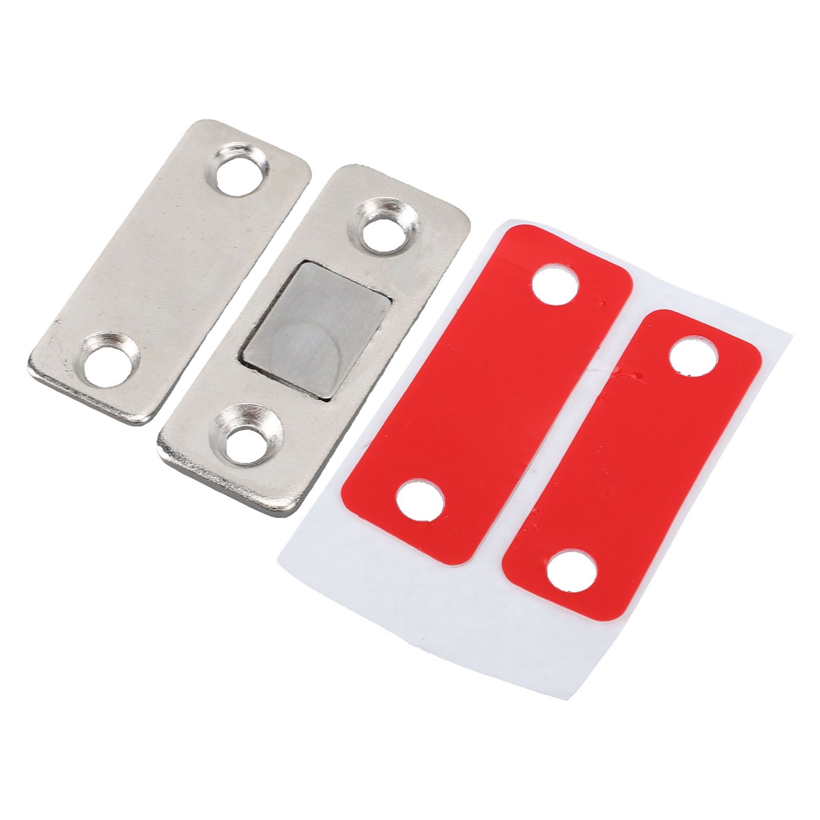 8 Pack Magnetic Door Catch Ultra Thin Door Latch Adhesive Stainless Steel 2 view 9