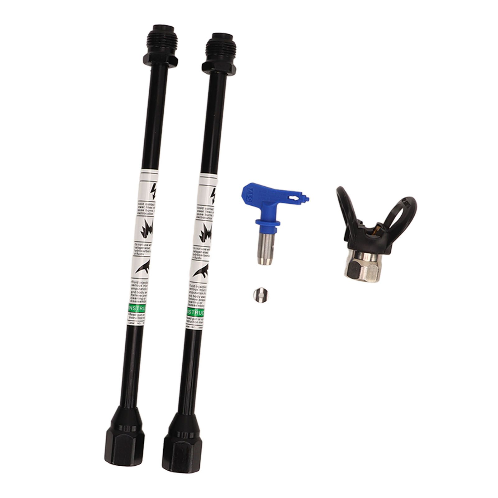 2PCS Spray Extension Rod G7/8 14 Stainless Steel Sprayer Tip Extension Pole