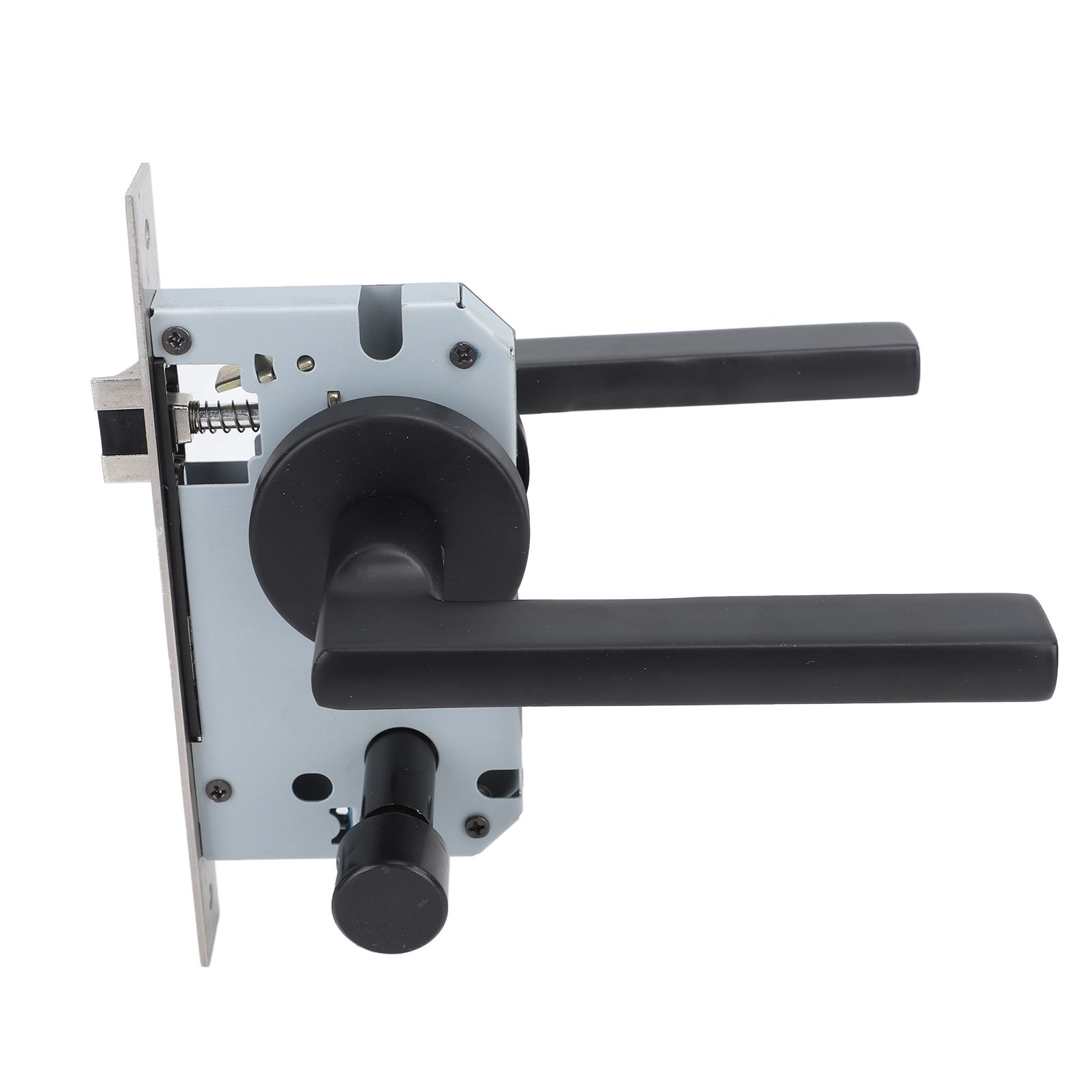 House Door Handle Lock Aluminum Black Antioxidant Coating Shock Resistance view 2