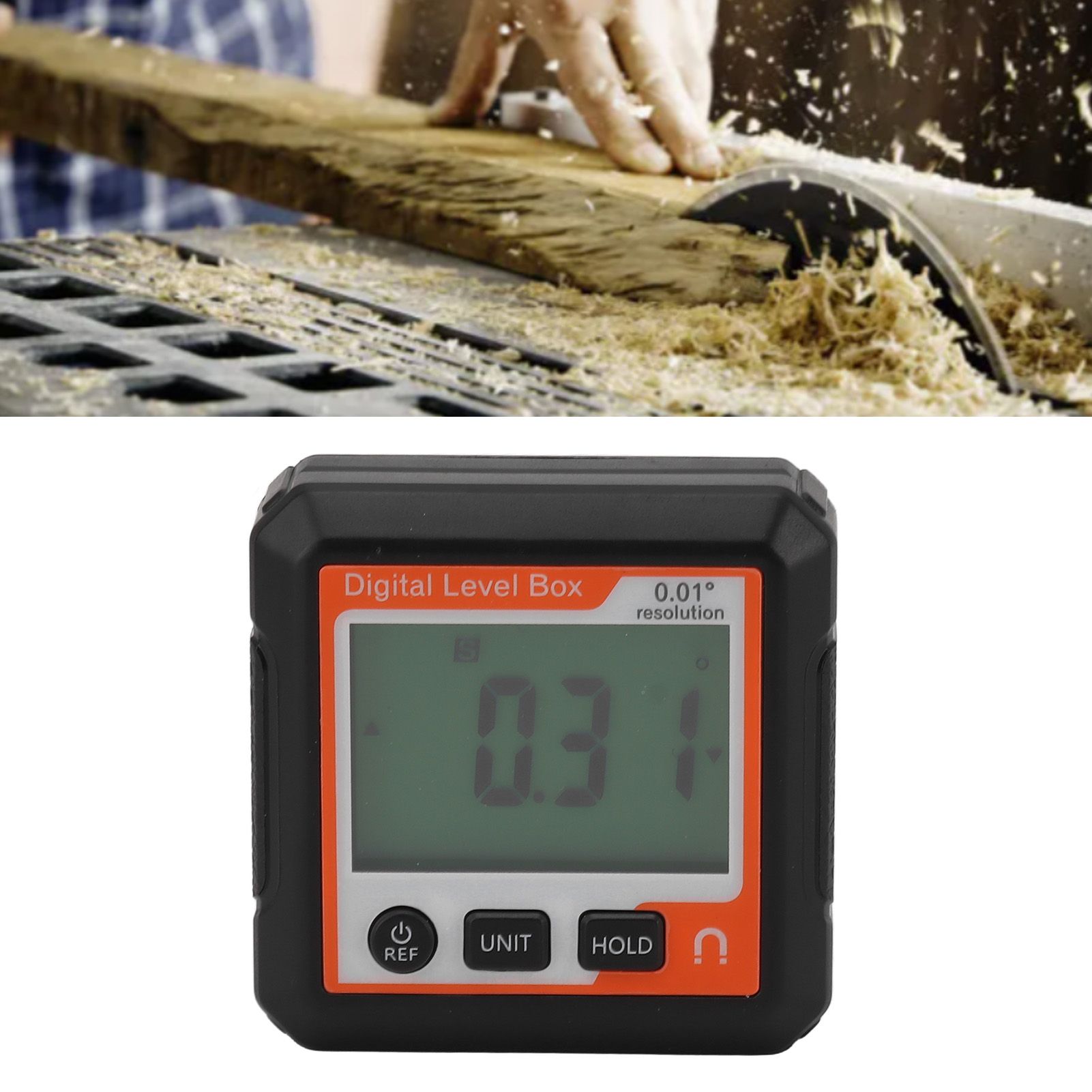 Digital Level Box Magnetic Data Lock Angle Slope Conversion Protractor Angle view 12