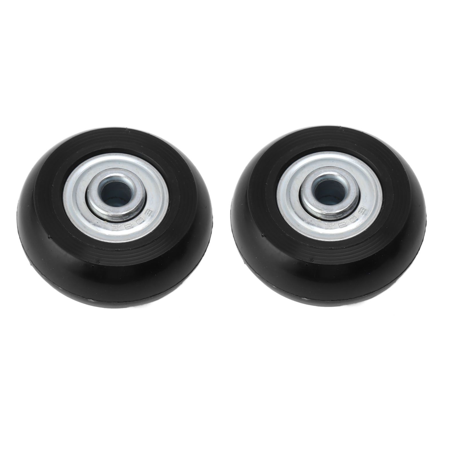 2pcs Suitcase Caster Wheels Replacement Mute Rubber Swivel Caster Wheels view 2