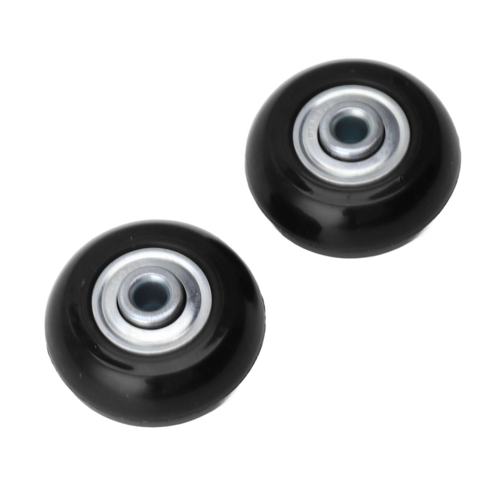 2pcs Suitcase Caster Wheels Replacement Mute Rubber Swivel Caster Wheels view 3