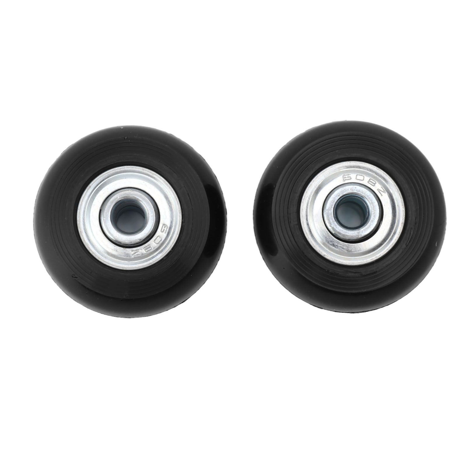 2pcs Suitcase Caster Wheels Replacement Mute Rubber Swivel Caster Wheels view 11