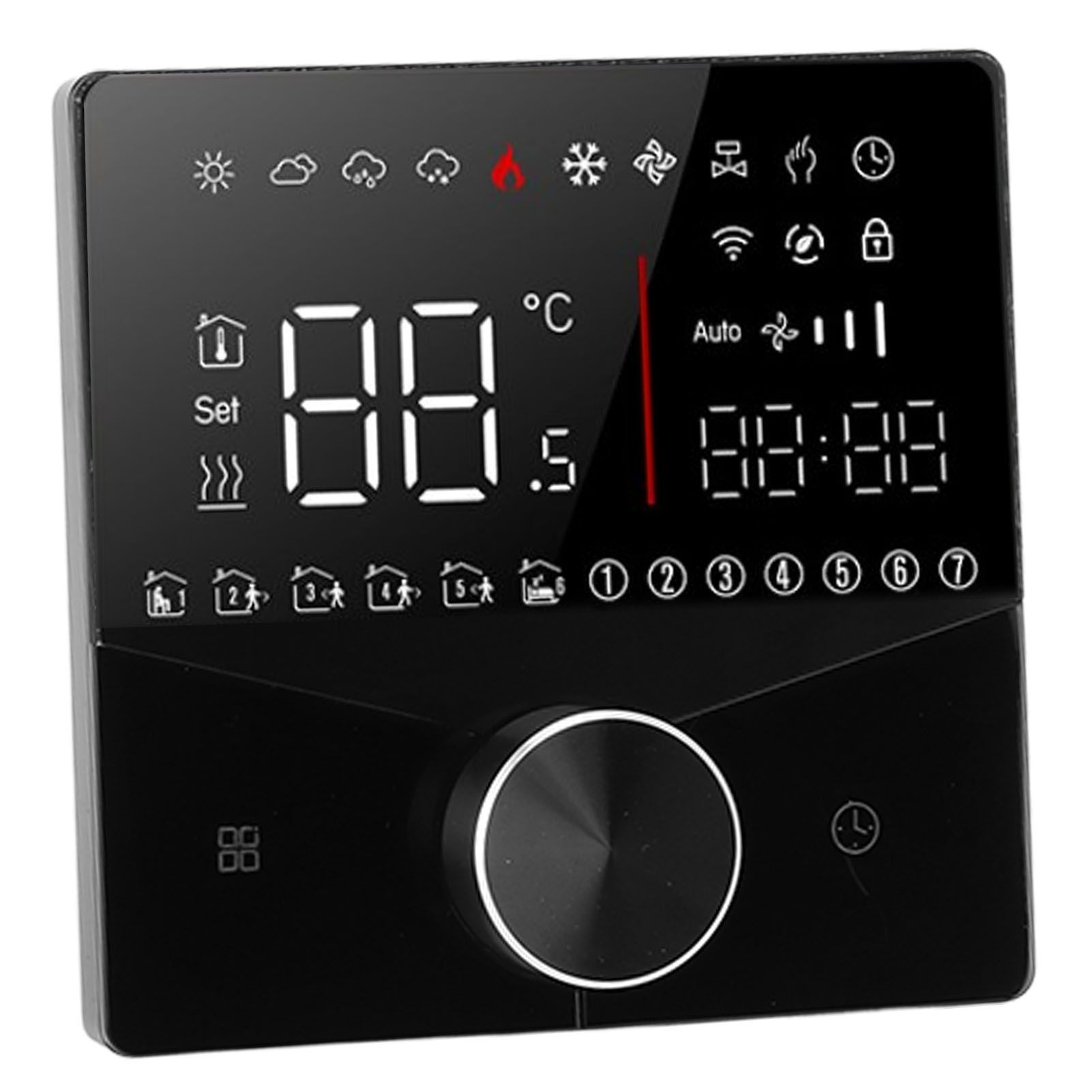 Smart Digital Thermostat LCD Color Display Precise Control Intelligent view 3