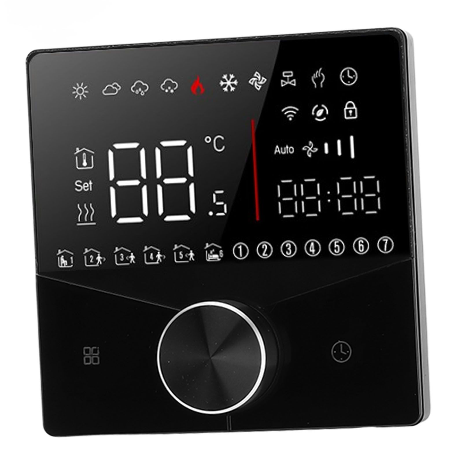 Smart Digital Thermostat LCD Color Display Precise Control Intelligent view 4