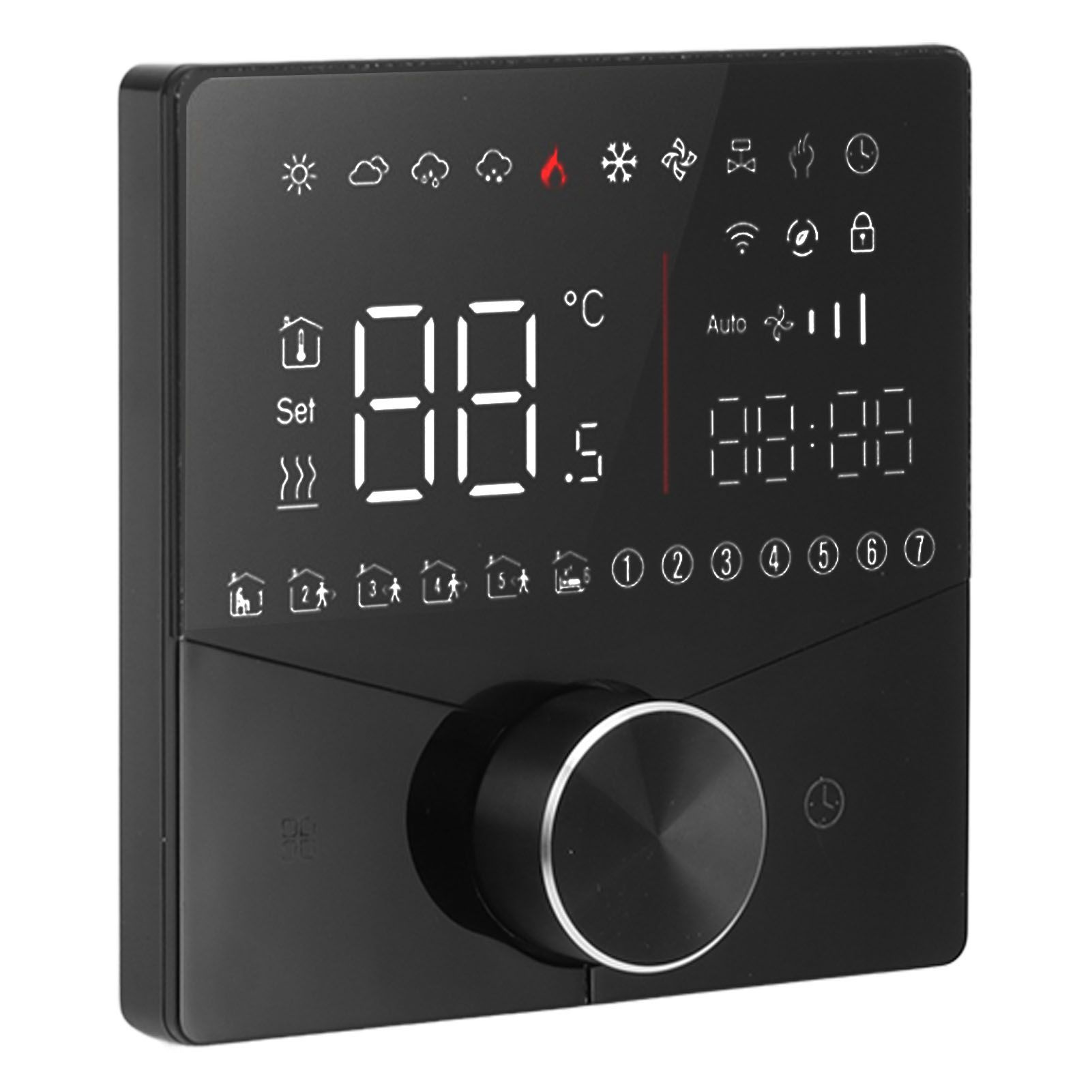 Smart Digital Thermostat LCD Color Display Precise Control Intelligent view 7