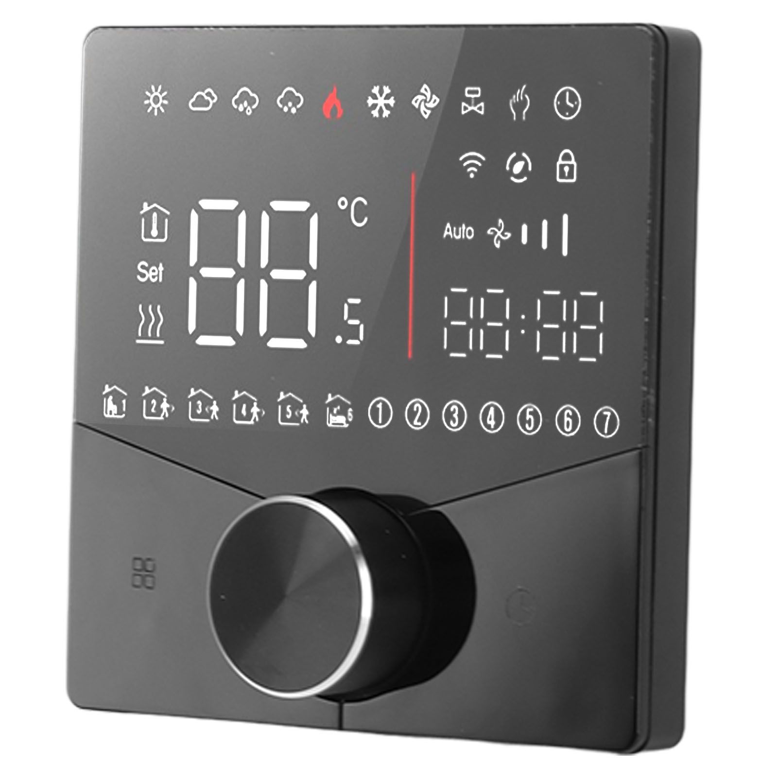 Smart Digital Thermostat LCD Color Display Precise Control Intelligent view 9