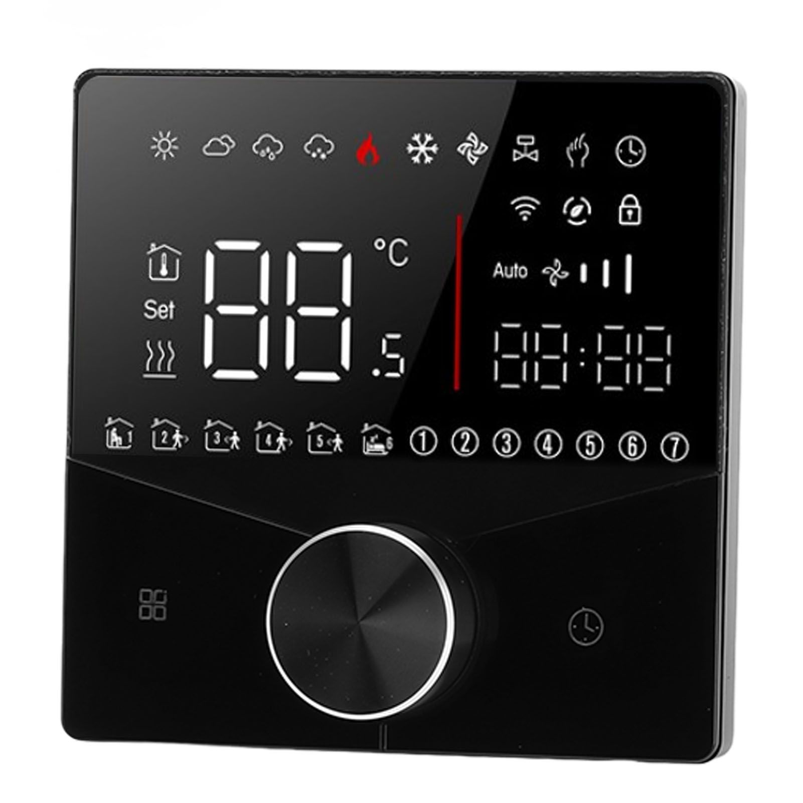 Smart Digital Thermostat LCD Color Display Precise Control Intelligent view 10