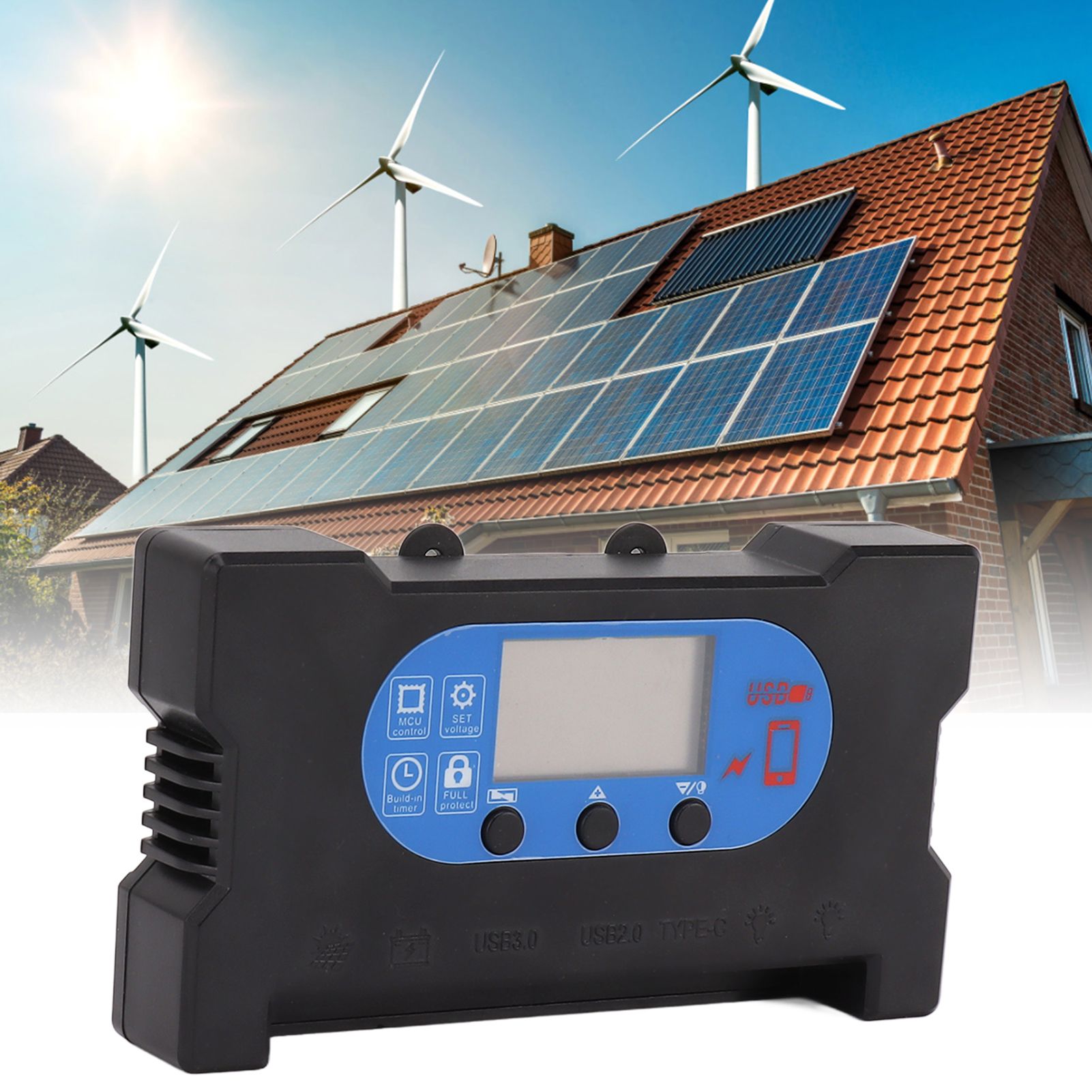 5V Solar Charge Controller Solar Panel Charge Controller with Fast Charging view 12