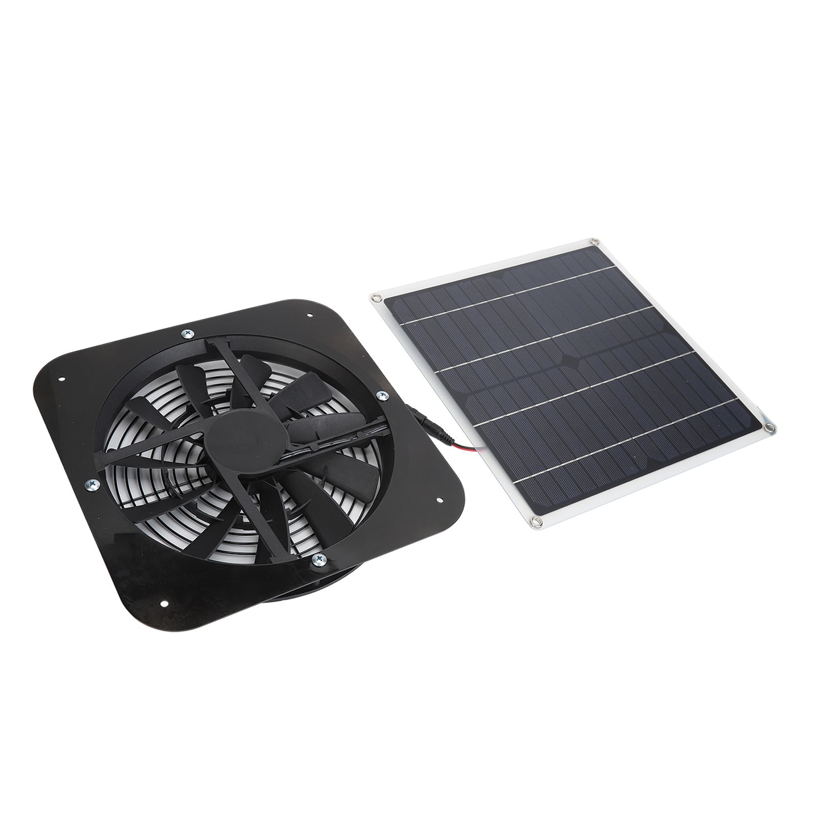 Solar Panel Fan Kit Solar Exhaust Fan 100W Solar Powered Panel with 10inch view 2