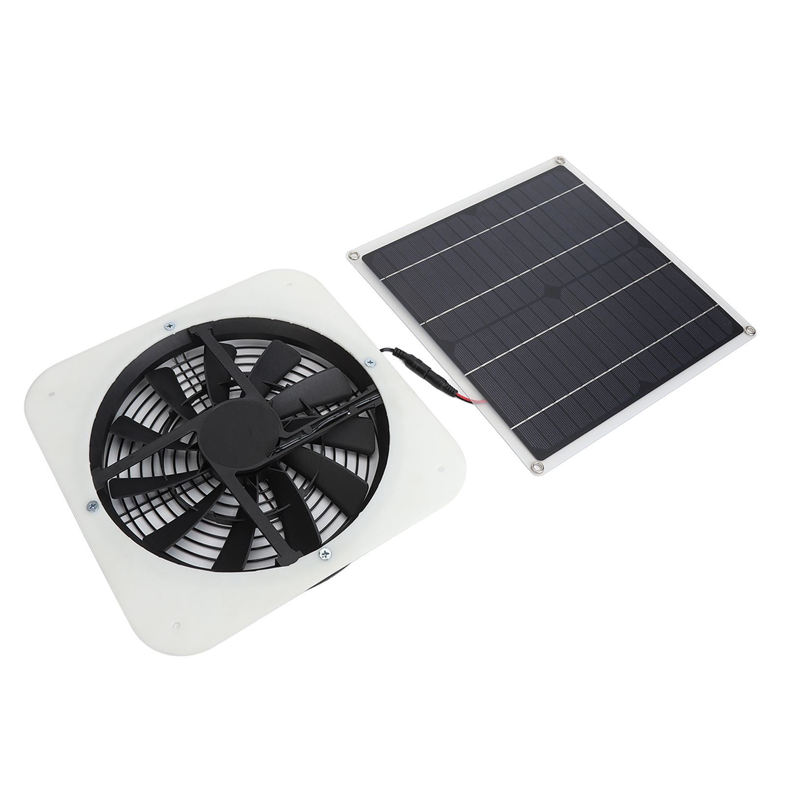 Solar Panel Fan Kit Solar Exhaust Fan 100W Solar Powered Panel with 10inch view 2
