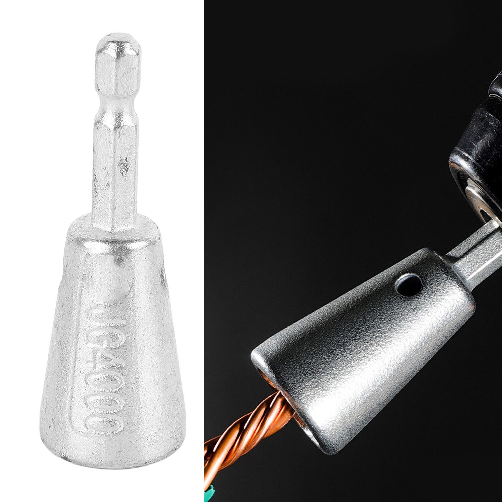 Wire Twisting Tool Nut Driver Steel Enhanced Wiring Efficiency Spin Twist Wire view 12