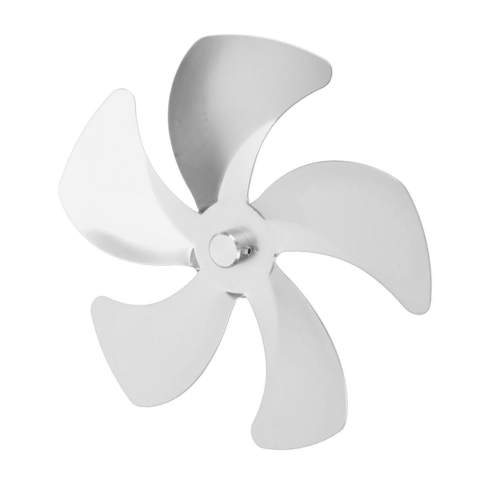 Stove Fan Blade Replacement Aluminum Alloy Enhance Warm Air Circulation view 3