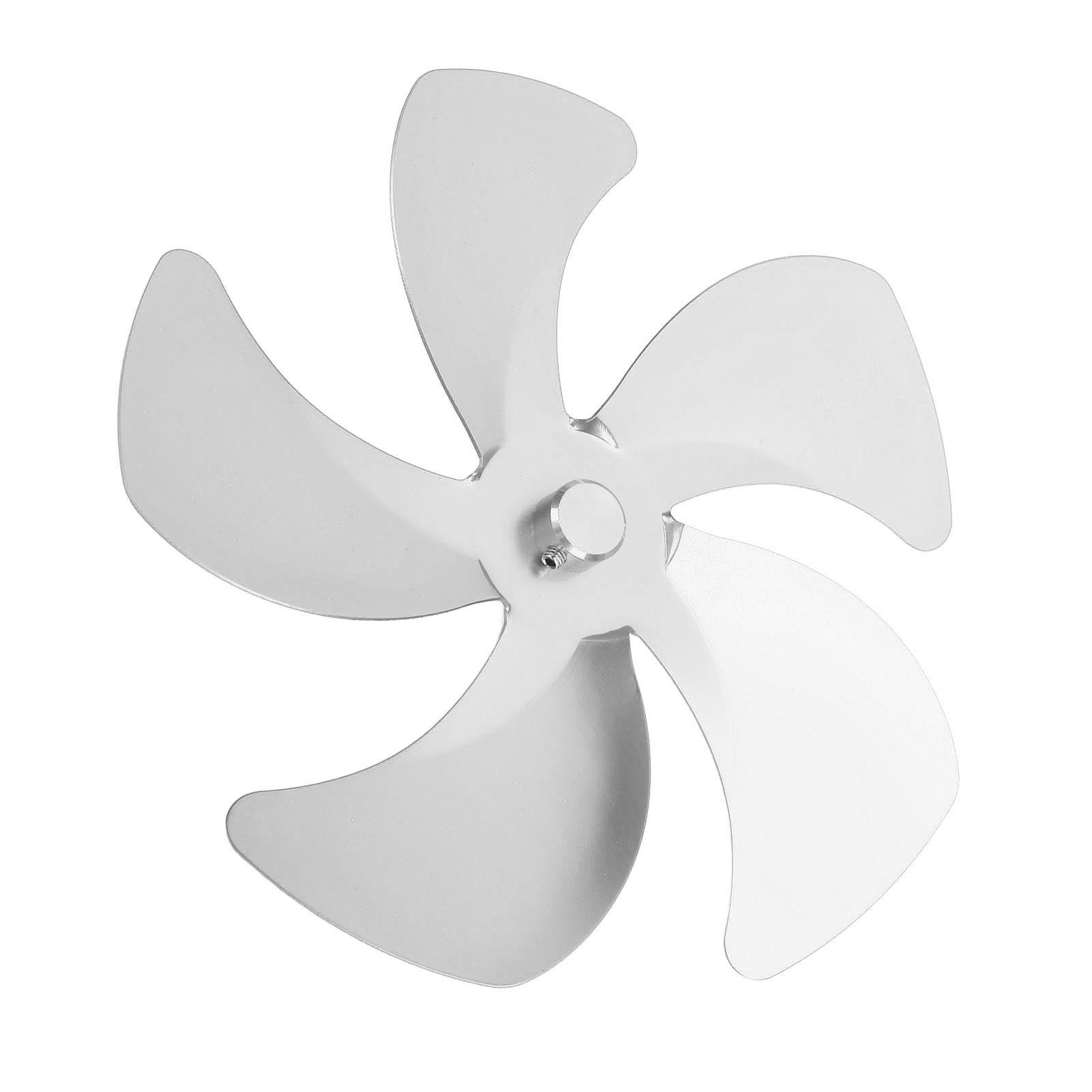 Stove Fan Blade Replacement Aluminum Alloy Enhance Warm Air Circulation view 5