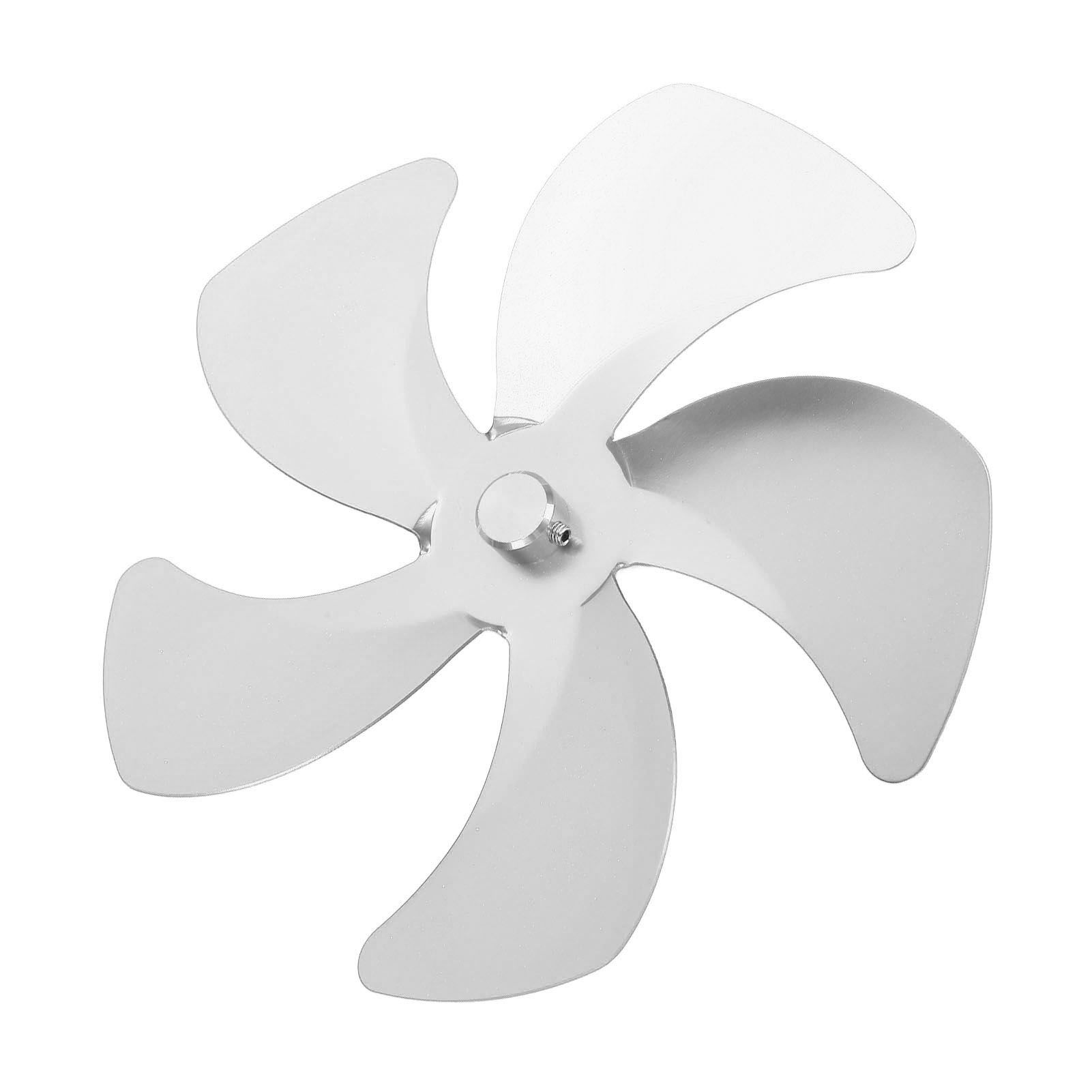 Stove Fan Blade Replacement Aluminum Alloy Enhance Warm Air Circulation view 6
