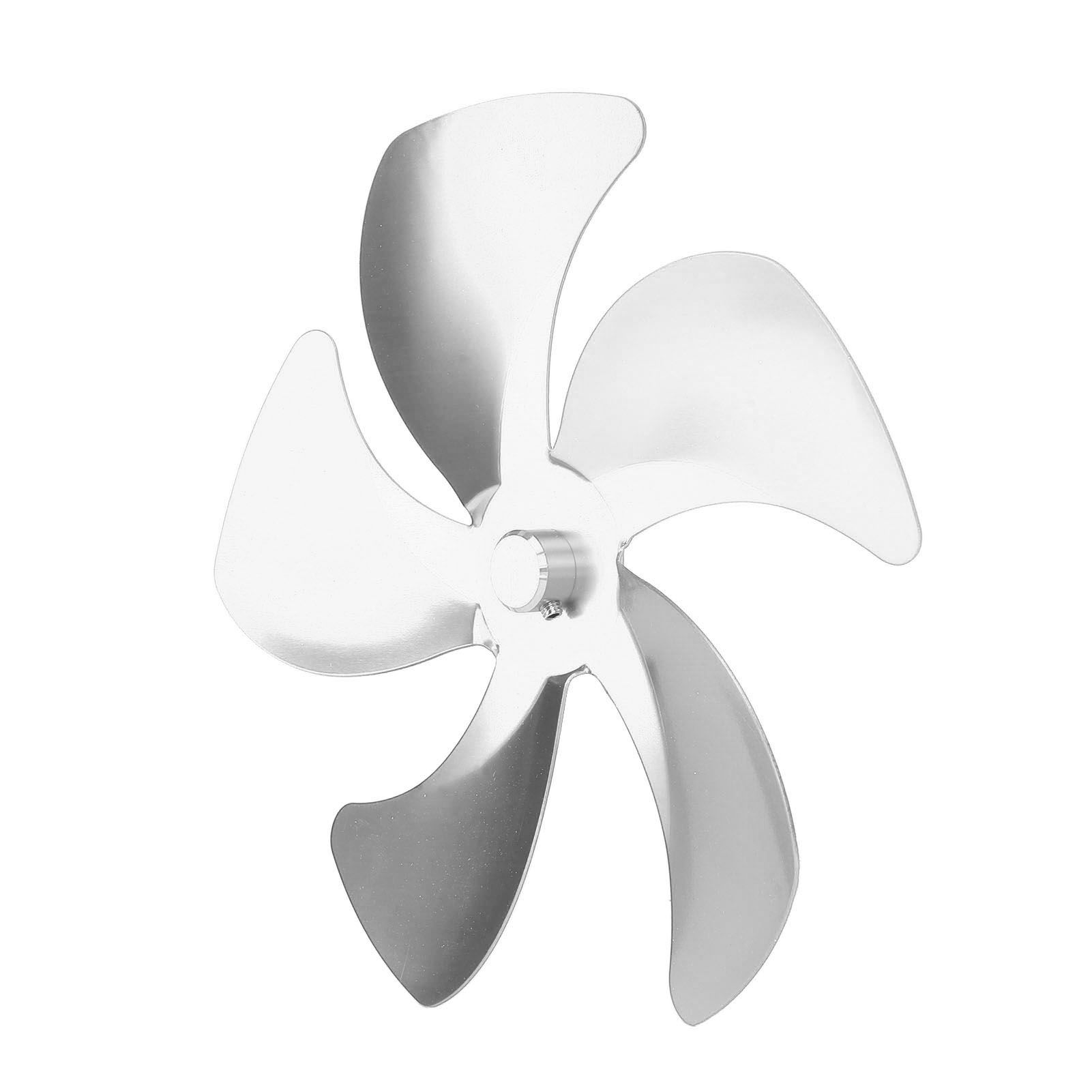Stove Fan Blade Replacement Aluminum Alloy Enhance Warm Air Circulation view 7