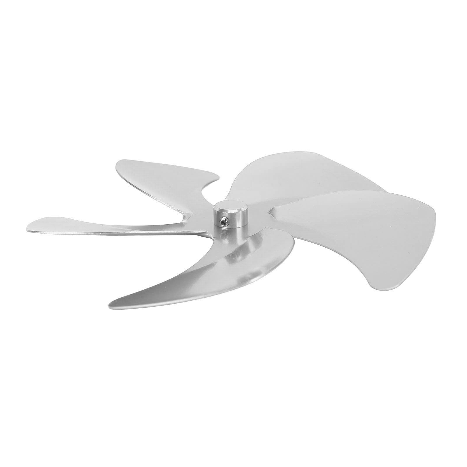 Stove Fan Blade Replacement Aluminum Alloy Enhance Warm Air Circulation view 8