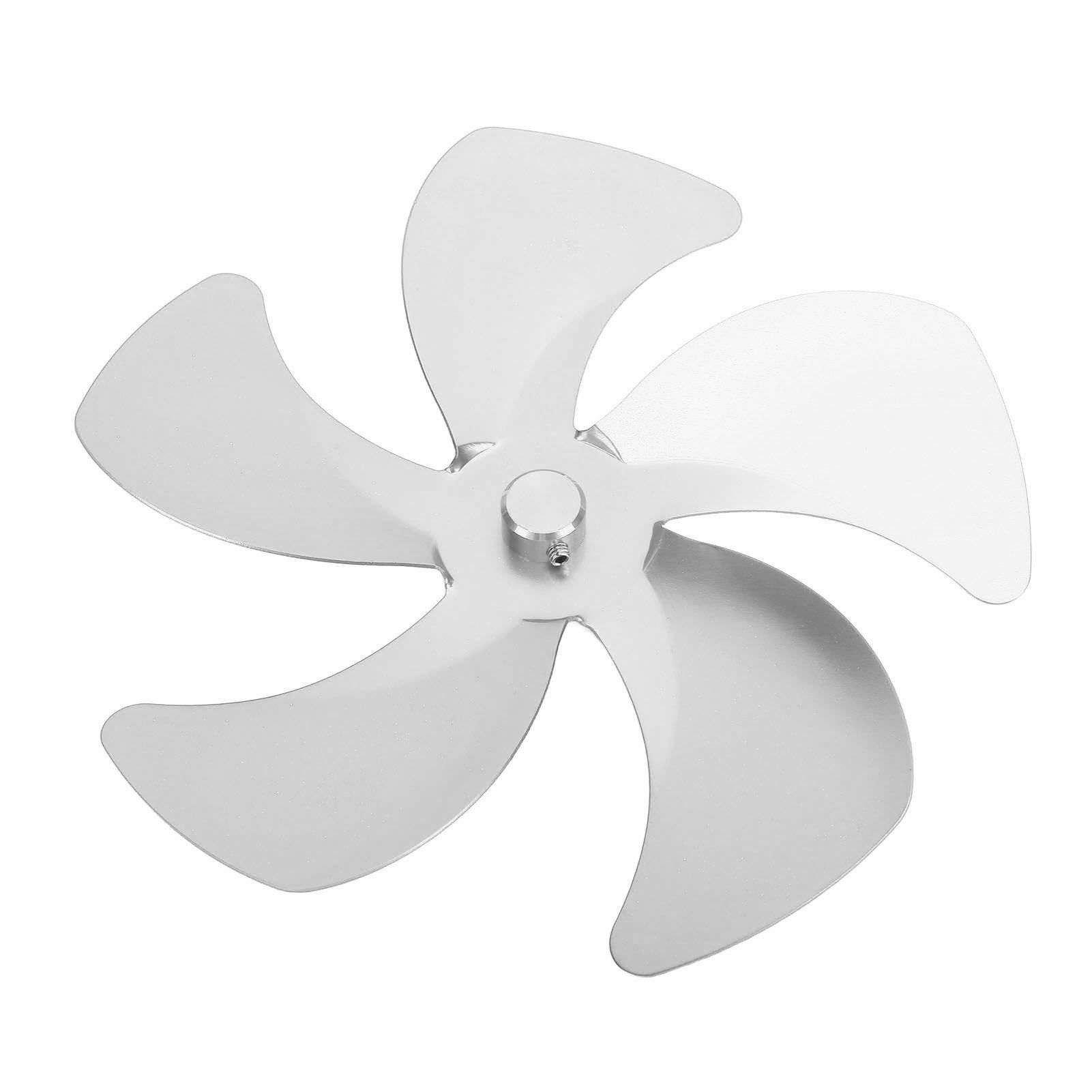 Stove Fan Blade Replacement Aluminum Alloy Enhance Warm Air Circulation view 9