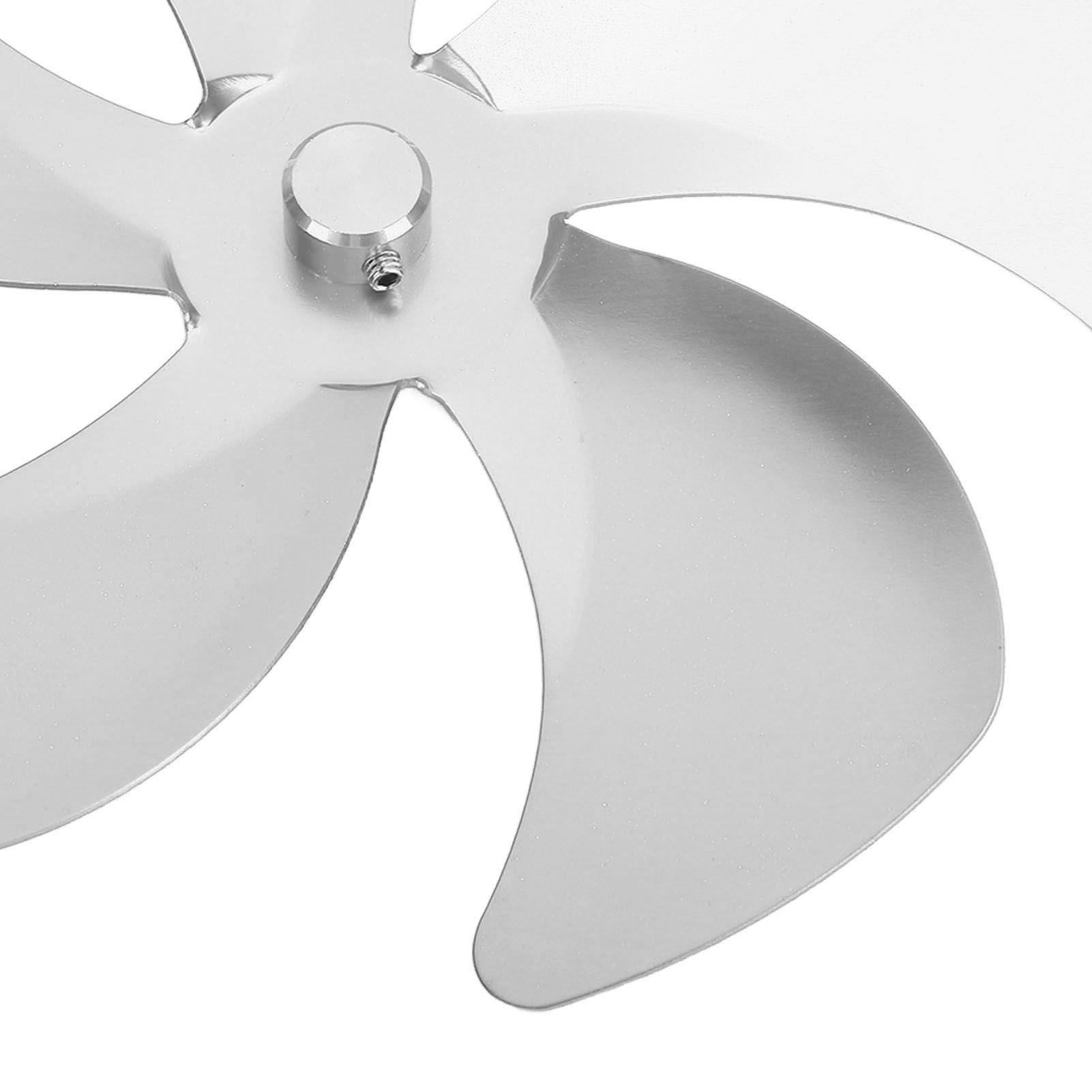 Stove Fan Blade Replacement Aluminum Alloy Enhance Warm Air Circulation view 15