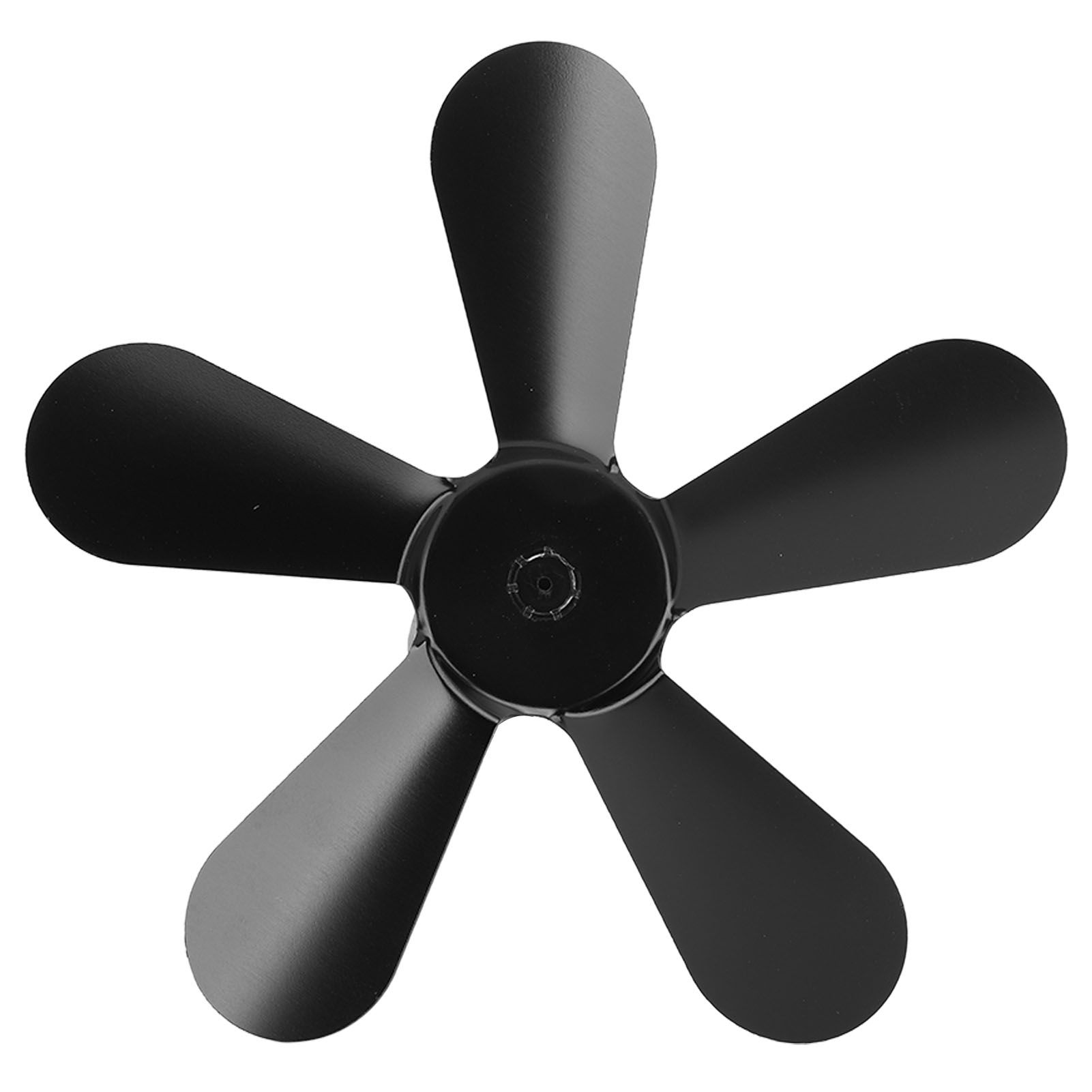 5 Blades Stove Fan Blade Aluminium Alloy Heat Powered Stove Fan Blades view 2