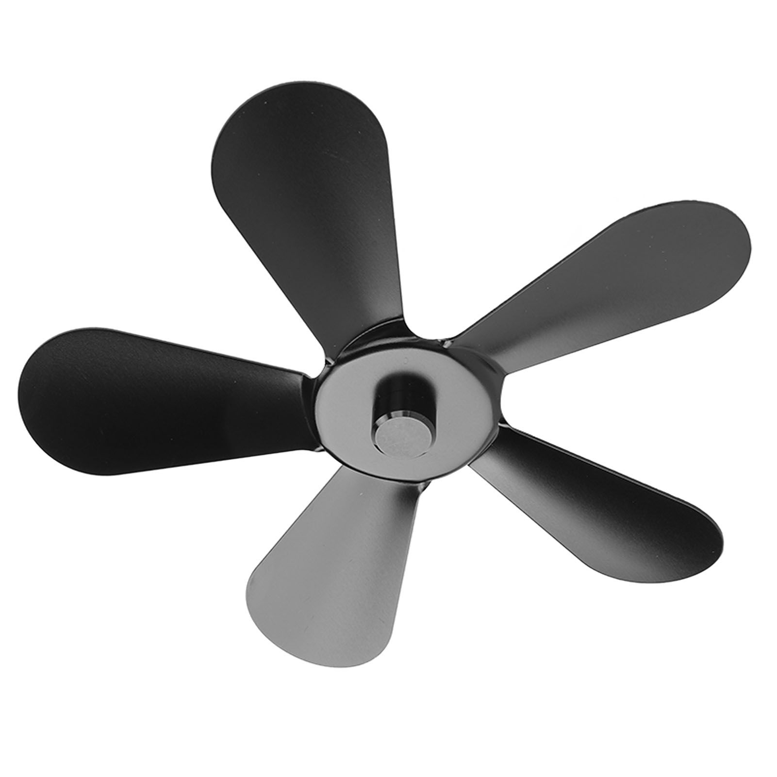 5 Blades Stove Fan Blade Aluminium Alloy Heat Powered Stove Fan Blades view 3