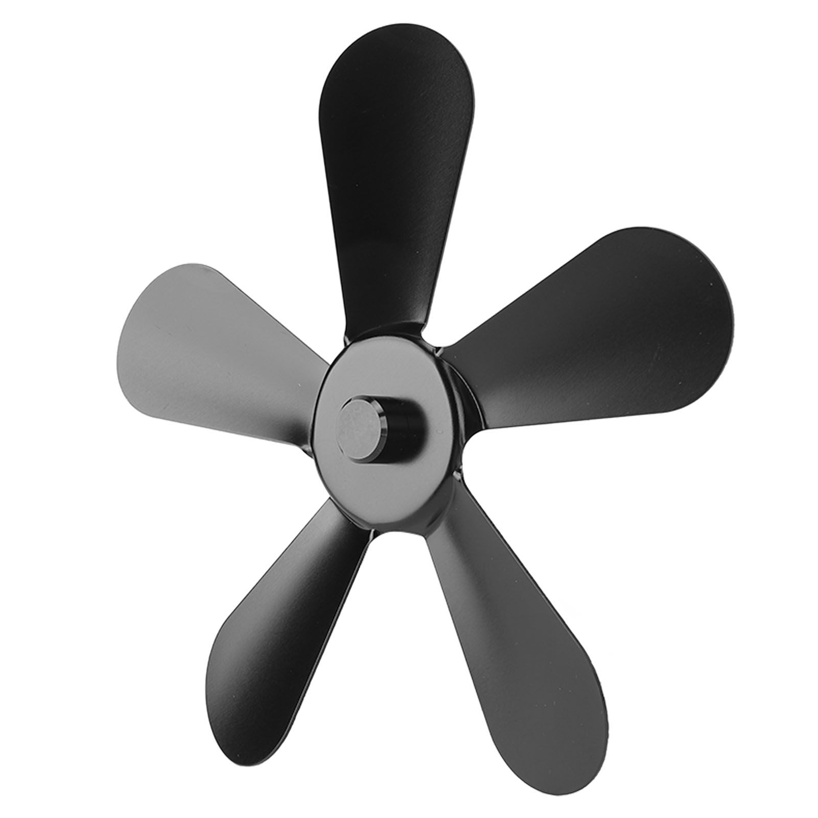 5 Blades Stove Fan Blade Aluminium Alloy Heat Powered Stove Fan Blades view 7